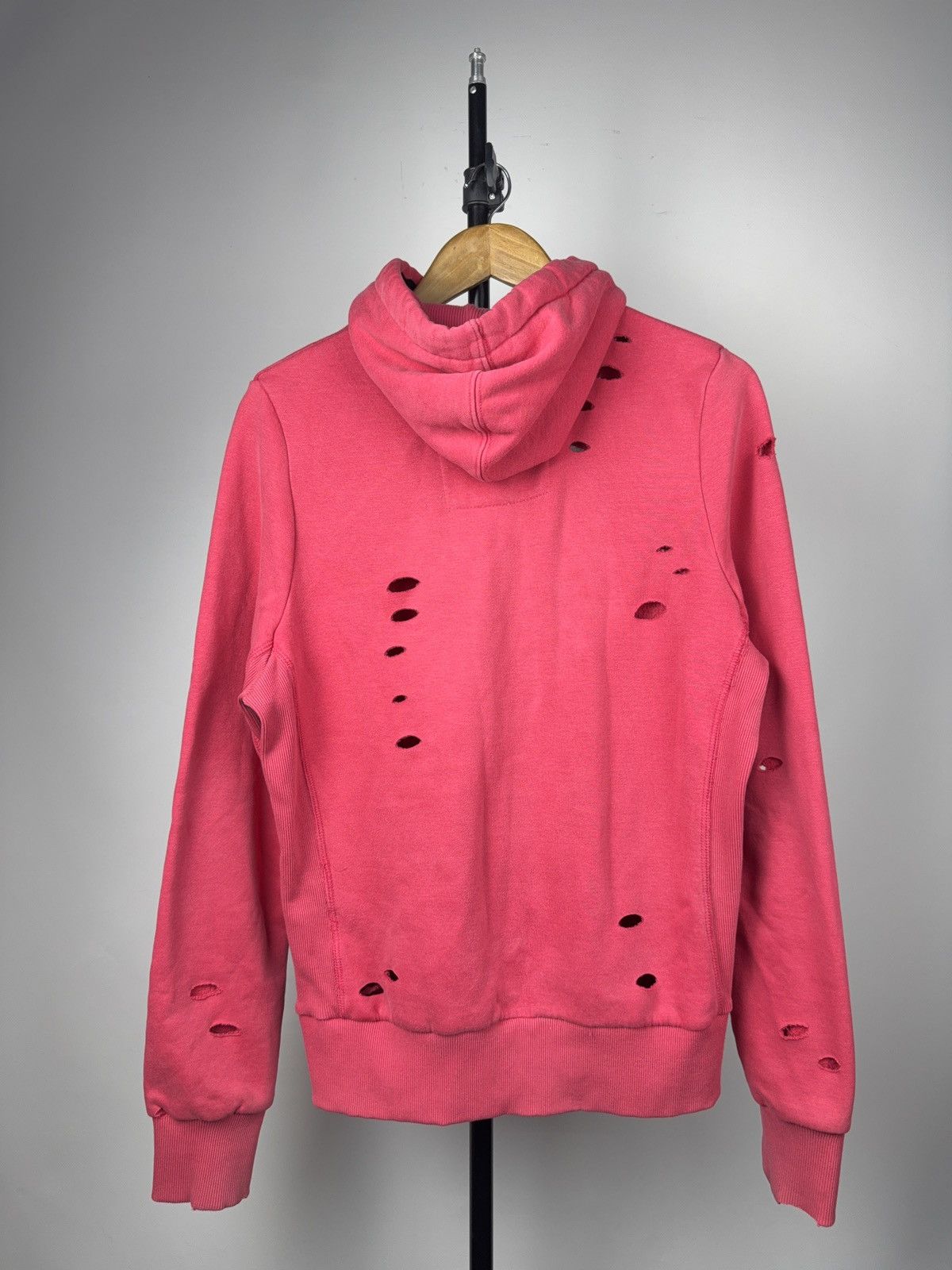 Diesel Vntg Y2K 90s Distressed Diesel Hoodie Luxury Avant Grade Size L / US 10 / IT 46 - 12 Thumbnail