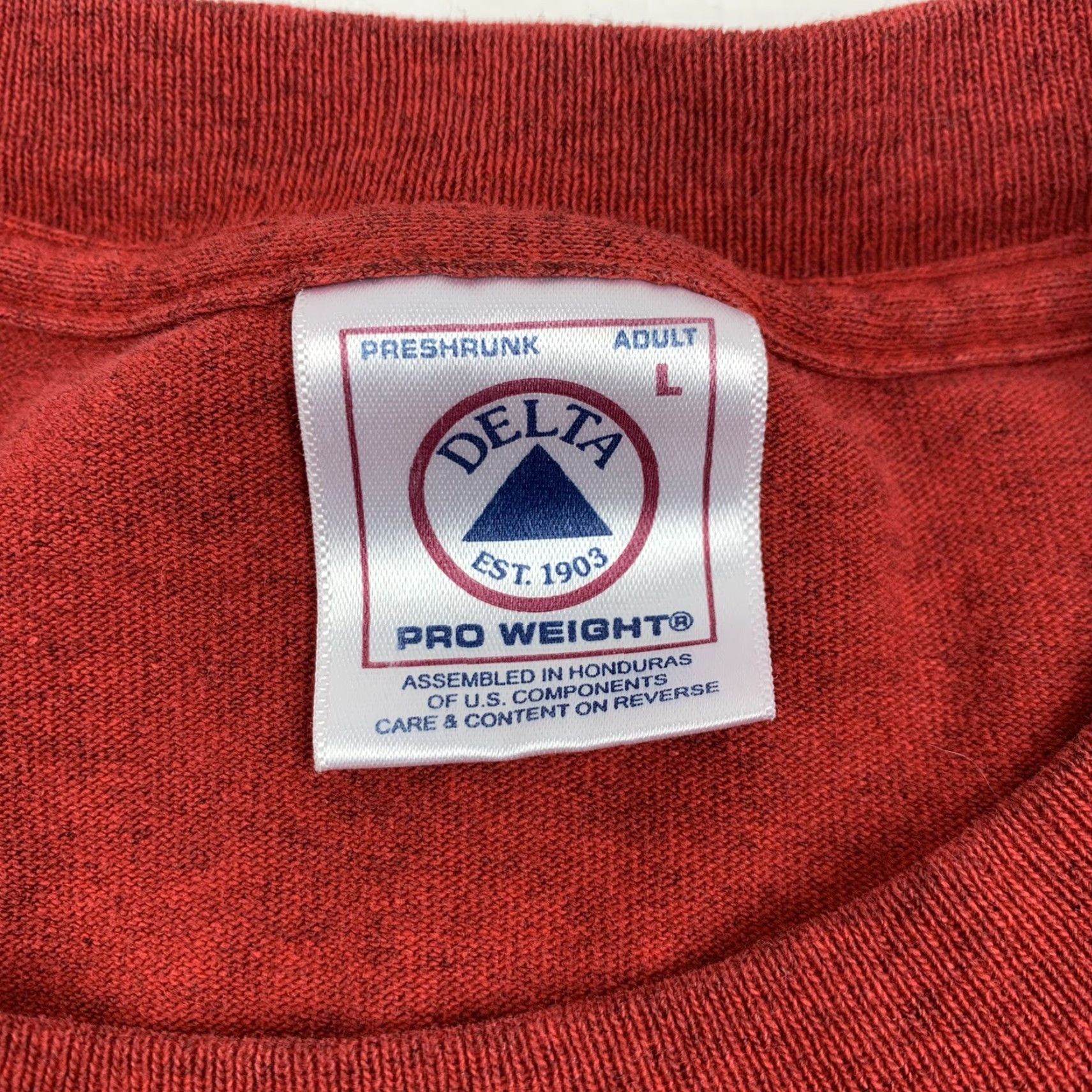 Delta VINTAGE Frontliners Tour T Shirt Mens Adult Large Red 90s Religion Church Jesus Nike? Size US L / EU 52-54 / 3 - 3 Thumbnail