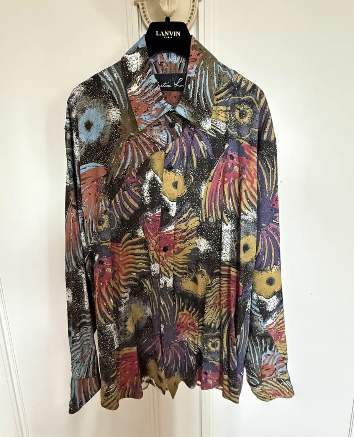 Martine Rose Martine Rose Flame Print Shirt Size US S / EU 44-46 / 1 - 1 Thumbnail