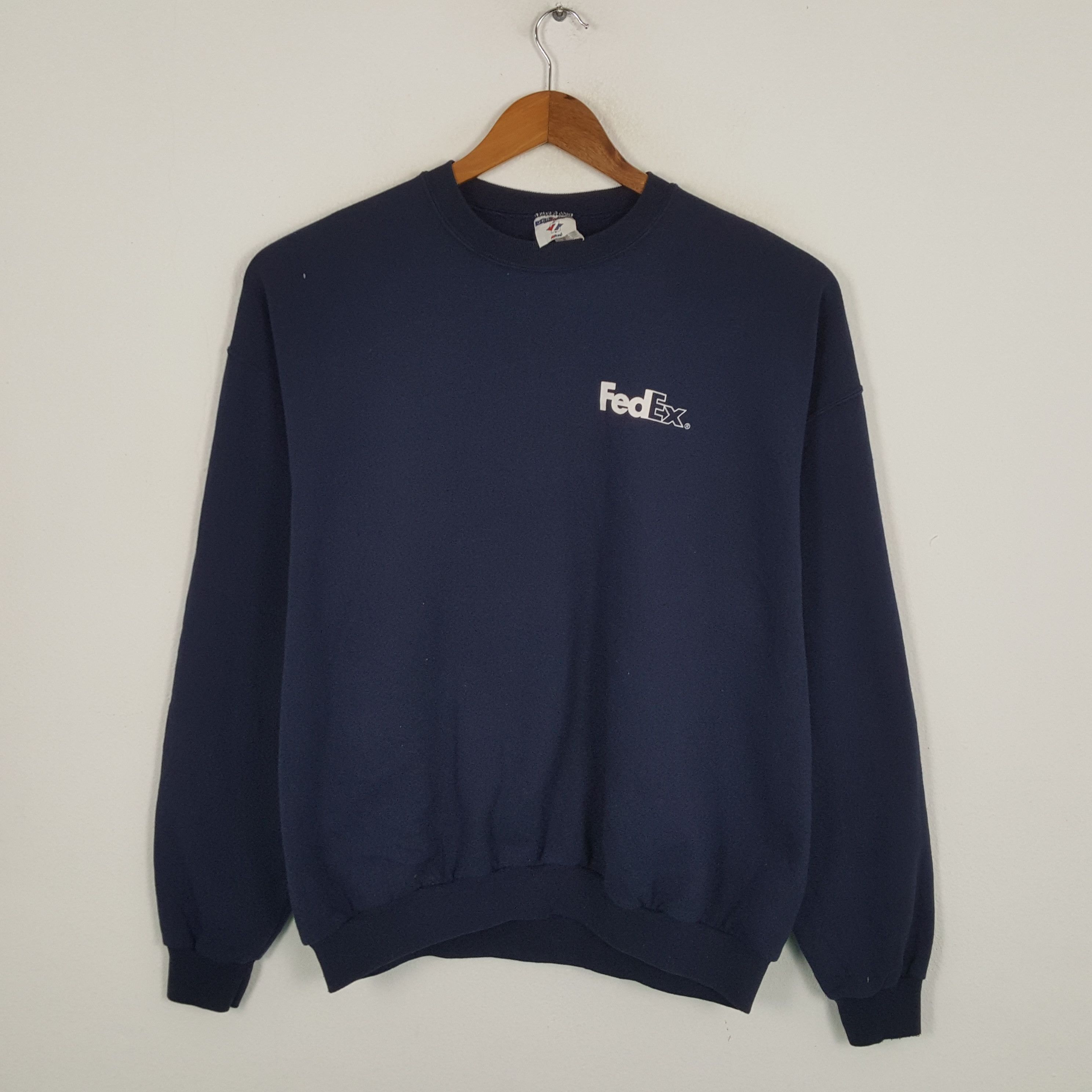 Jerzees × Vintage Vintage FedEx Express Delivery Promo Sweatshirts Size US XXL / EU 58 / 5 - 1 Thumbnail
