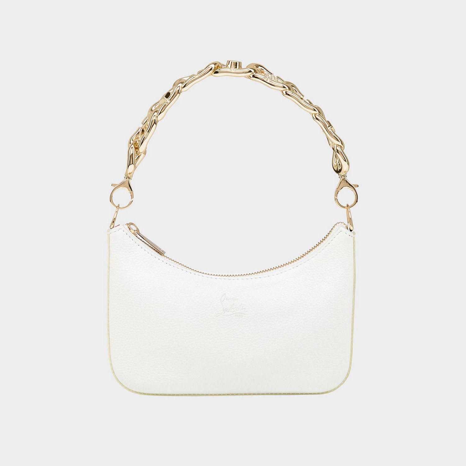 Christian Louboutin o1s1wg111124 Size: OS/ Loubila Chain Mini Bag in White Size ONE SIZE - 1 Thumbnail