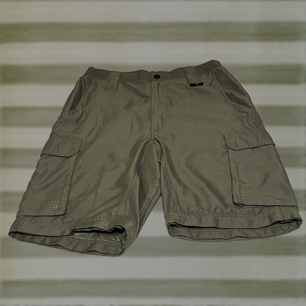 Vintage Boy Scouts of America Cargo shorts Mens S Green Polyester Zip off Casual Shorts Womens? Mens Size US 29 - 1 Thumbnail