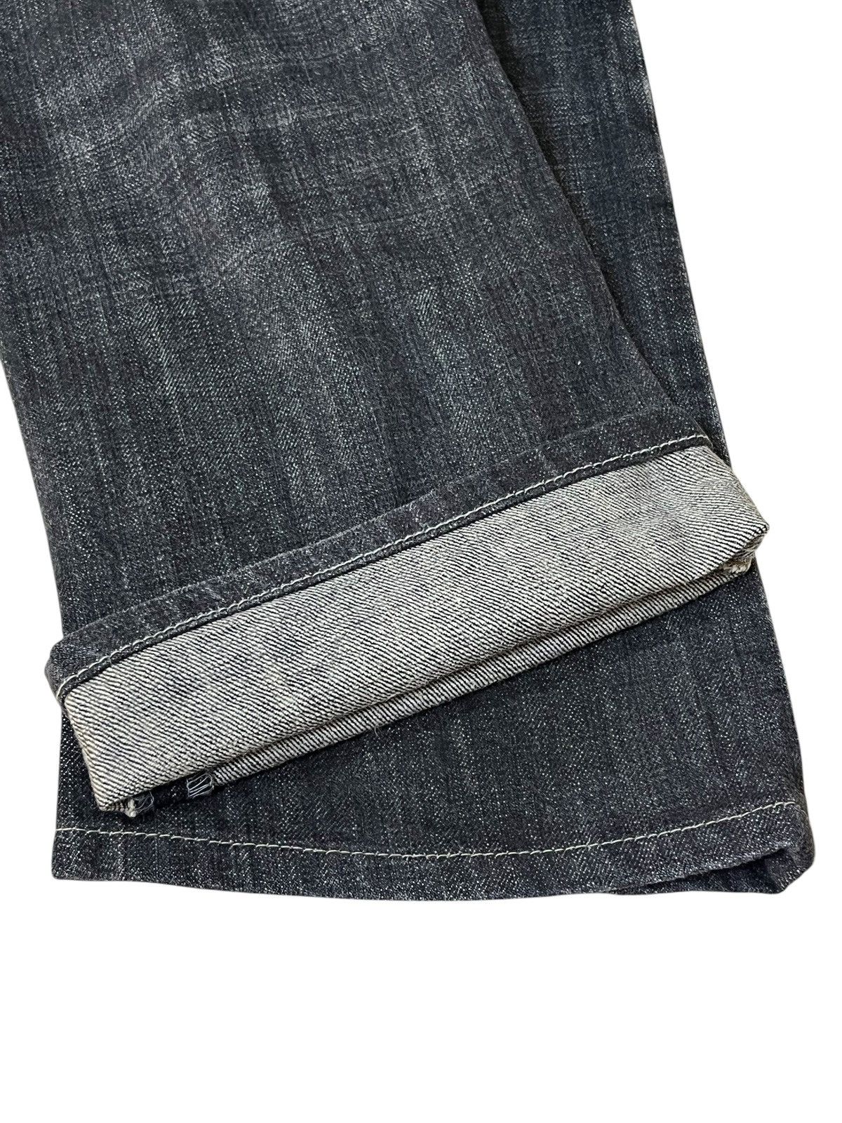 Issey Miyake ARCHIVAL VINTAGE TETE HOMME DISTRESSED PATCHWORK STYLE JEANS Size US 30 / EU 46 - 12 Thumbnail