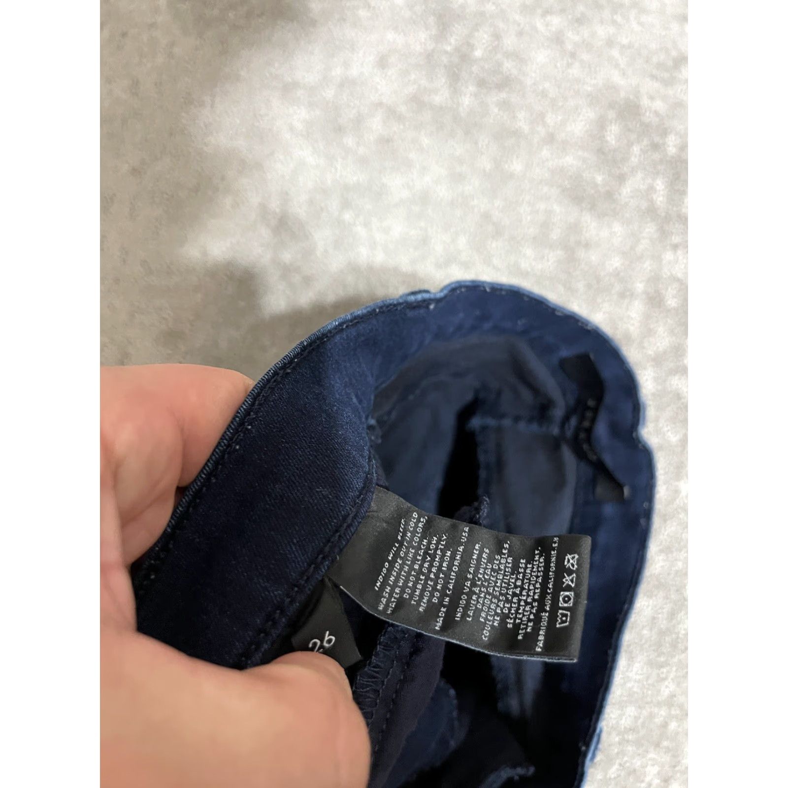 J Brand J Brand Maria Destiny Denim Jeans Womens 26x29 Blue Solid Cotton Blend Skinny Pockets Size 26" / US 2 / IT 38 - 6 Thumbnail