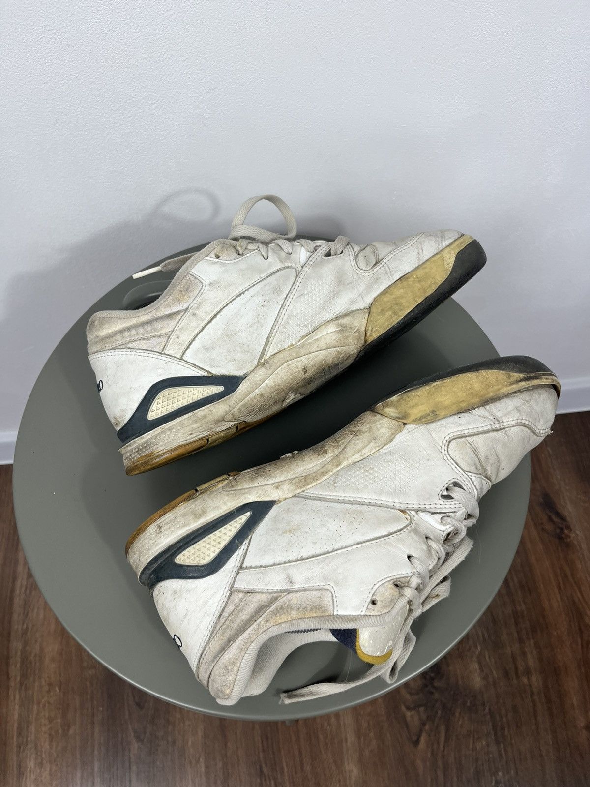 Reebok Vintage Reebok Classic Leather Sneakers White Yellow EU 43 Size US 9.5 / EU 42-43 - 15 Thumbnail