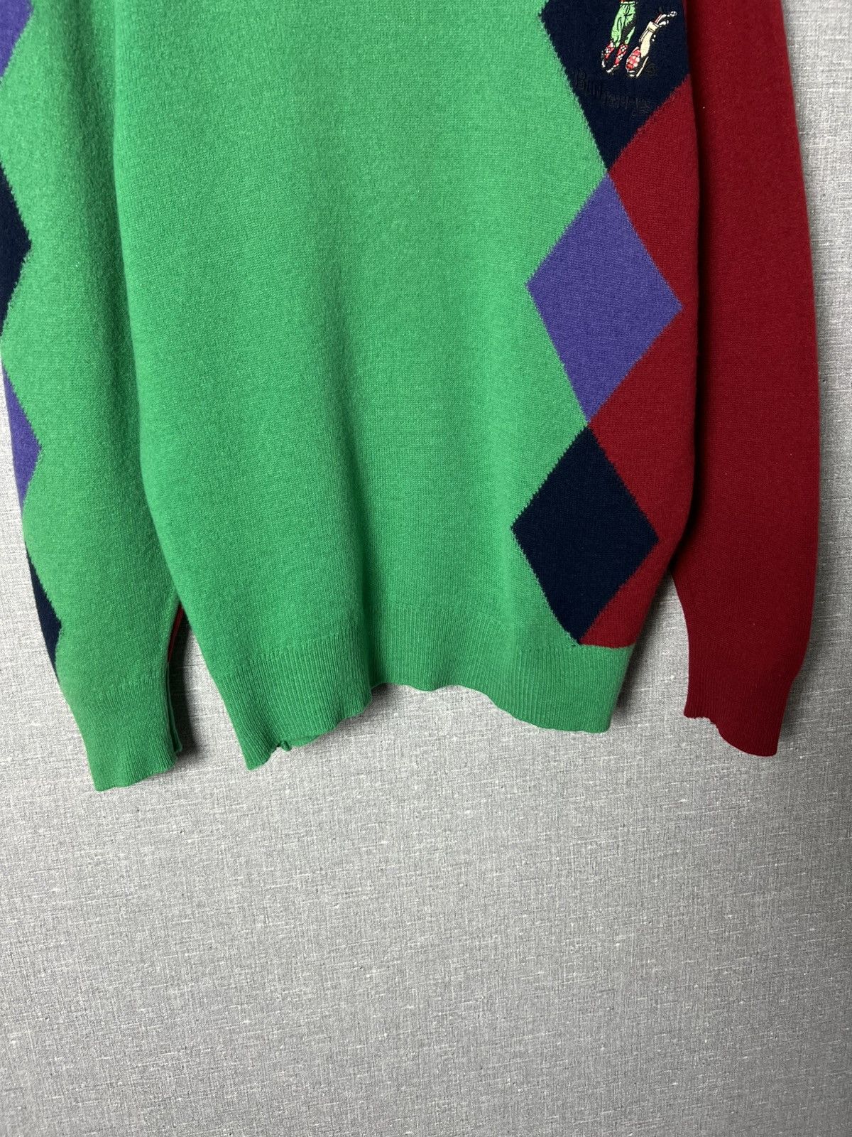 Burberry Vintage Burberrys Golf Crewneck Wool Knit Sweater Scotland Size US M / EU 48-50 / 2 - 7 Thumbnail