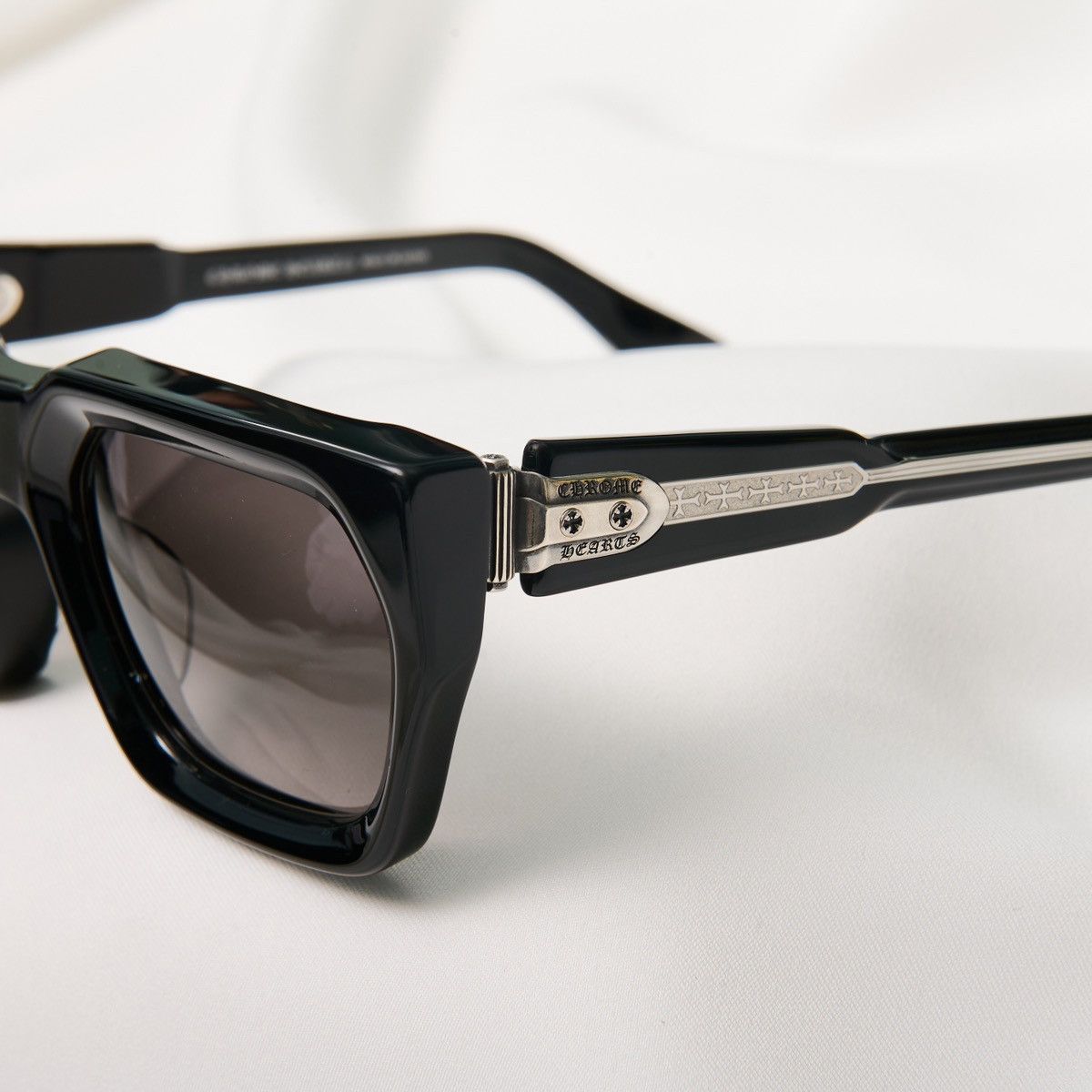 Chrome Hearts CHROME HEARTS JELLY & JAM BLACK SUNGLASSES Size ONE SIZE - 3 Thumbnail