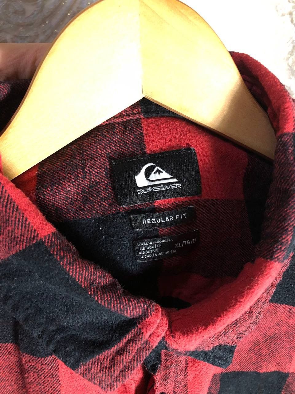Quiksilver VINTAGE QUIKSILVER FLANNEL DESIGNER SURF SHIRT RETRO Y2K 90s Size US XL / EU 56 / 4 - 3 Thumbnail