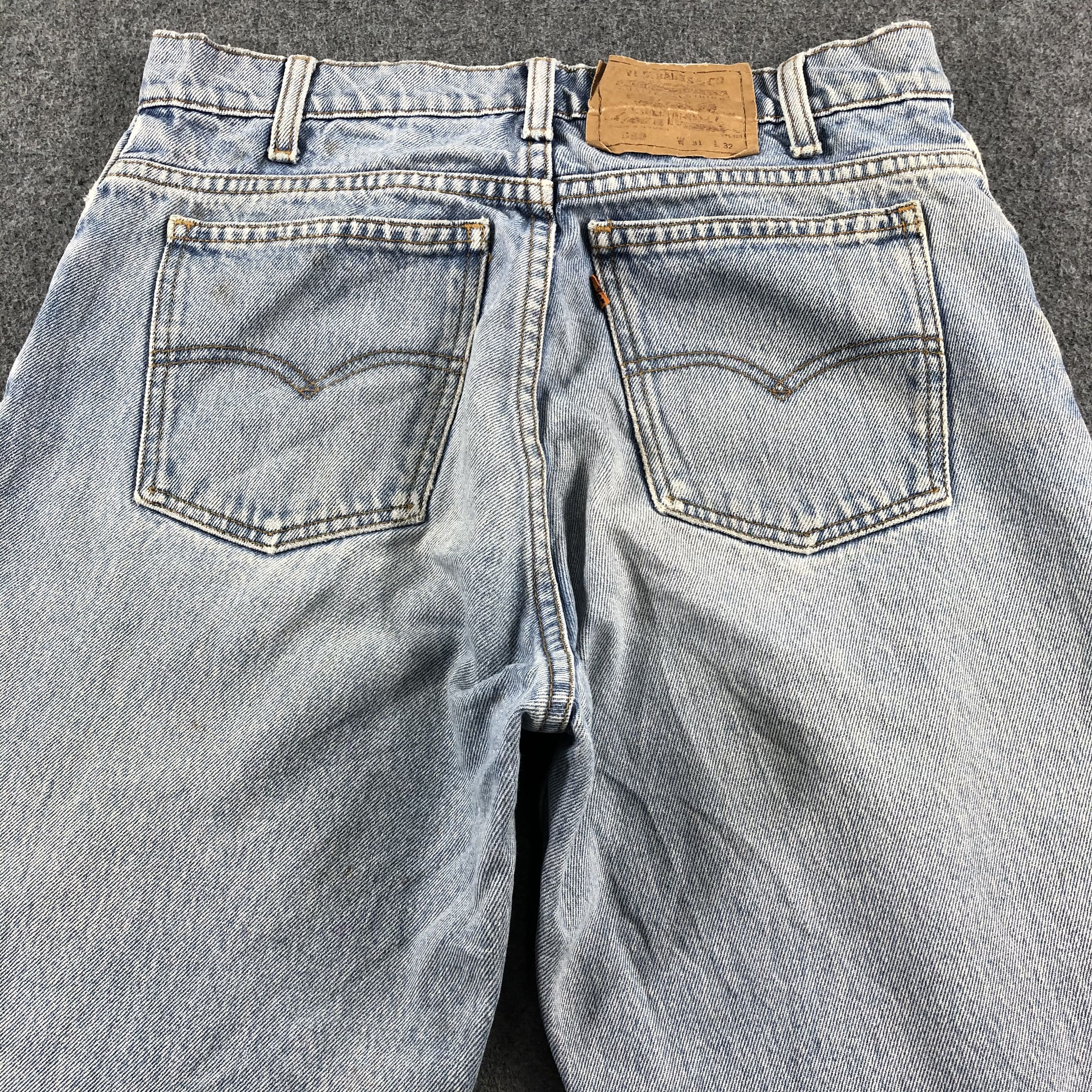 Levi's Vintage Blue Wash Levis 550 Jeans-J2321 Size US 30 / EU 46 - 4 Thumbnail