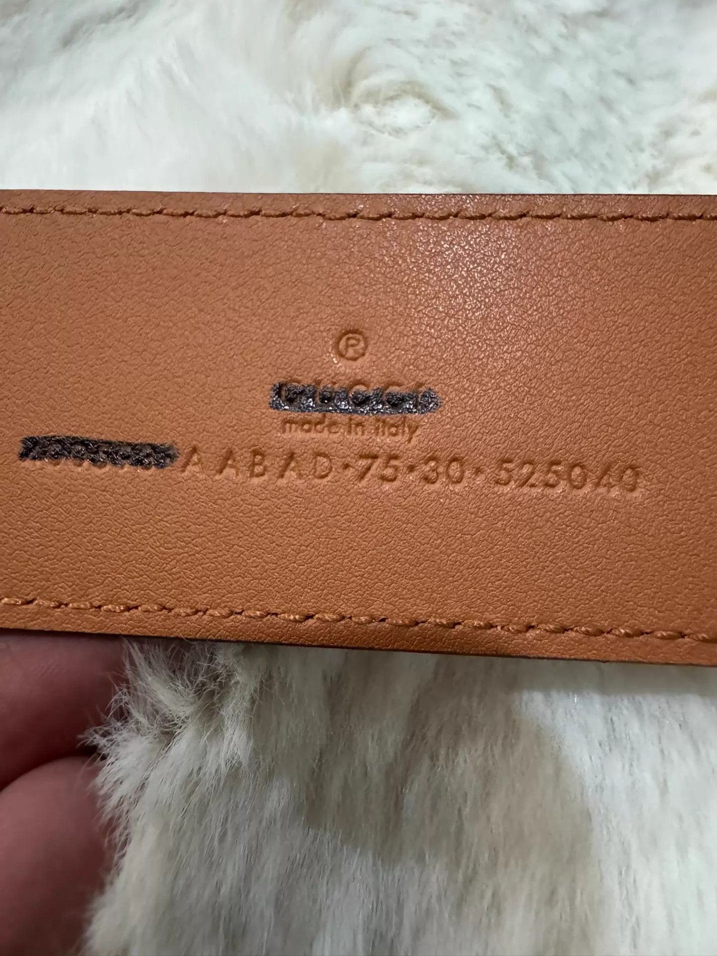 Gucci Gucci Color-Blocked GG Gold Buckle Belt 75 Size ONE SIZE - 5 Thumbnail