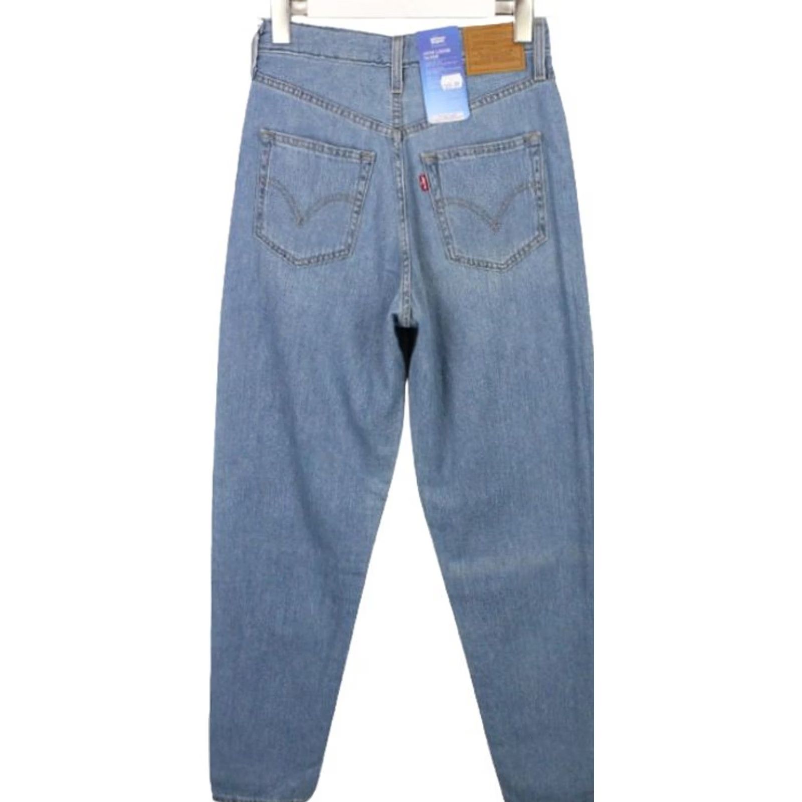 Levi's LEVI'S High Loose Taper Premium Big E Jeans Women's W26/L31 Faded Hemp Blend Denim Jeans Beige? Blue Size 26" / US 2 / IT 38 - 2 Thumbnail