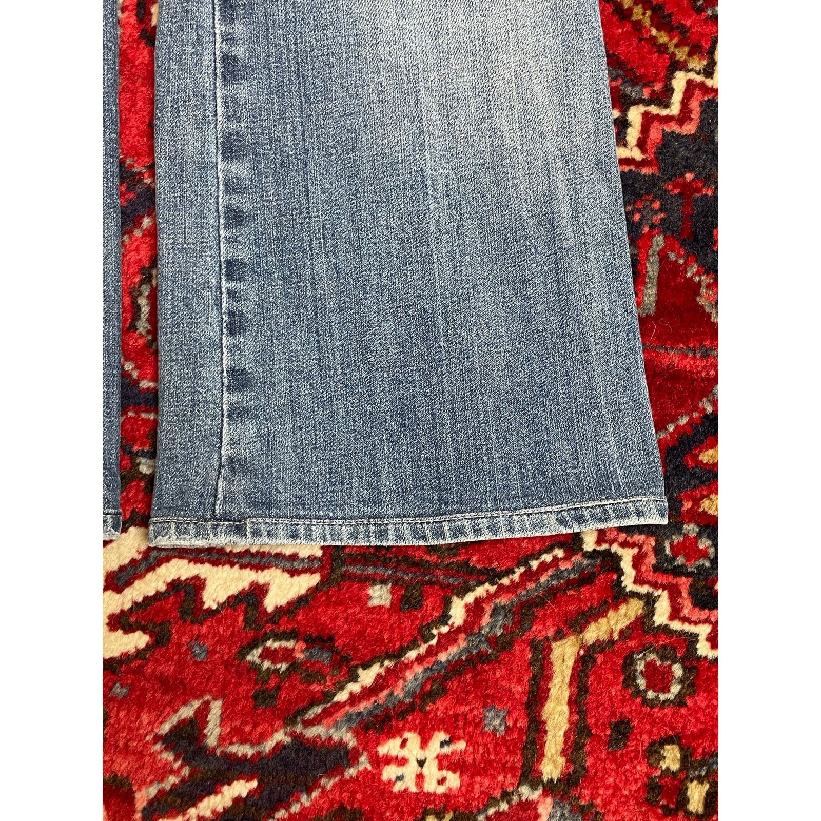 Vintage Vintage 7 For All Mankind A Pocket Jeans Womens Sz 30 Y2K Size 30" / US 8 / IT 44 - 6 Thumbnail