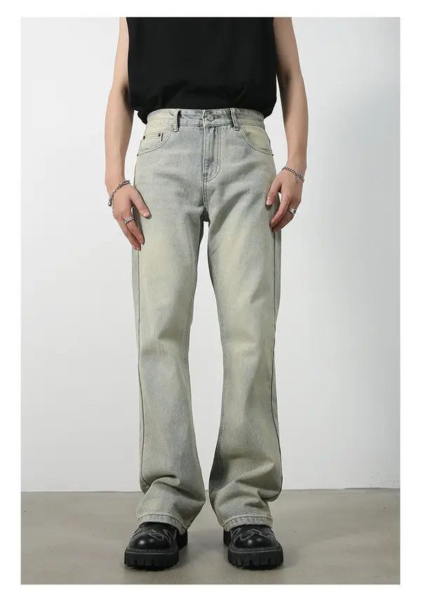 Japanese Brand Mayuko x Shia Japanese trendy straight flared casual jeans Size US 32 / EU 48 - 7 Thumbnail