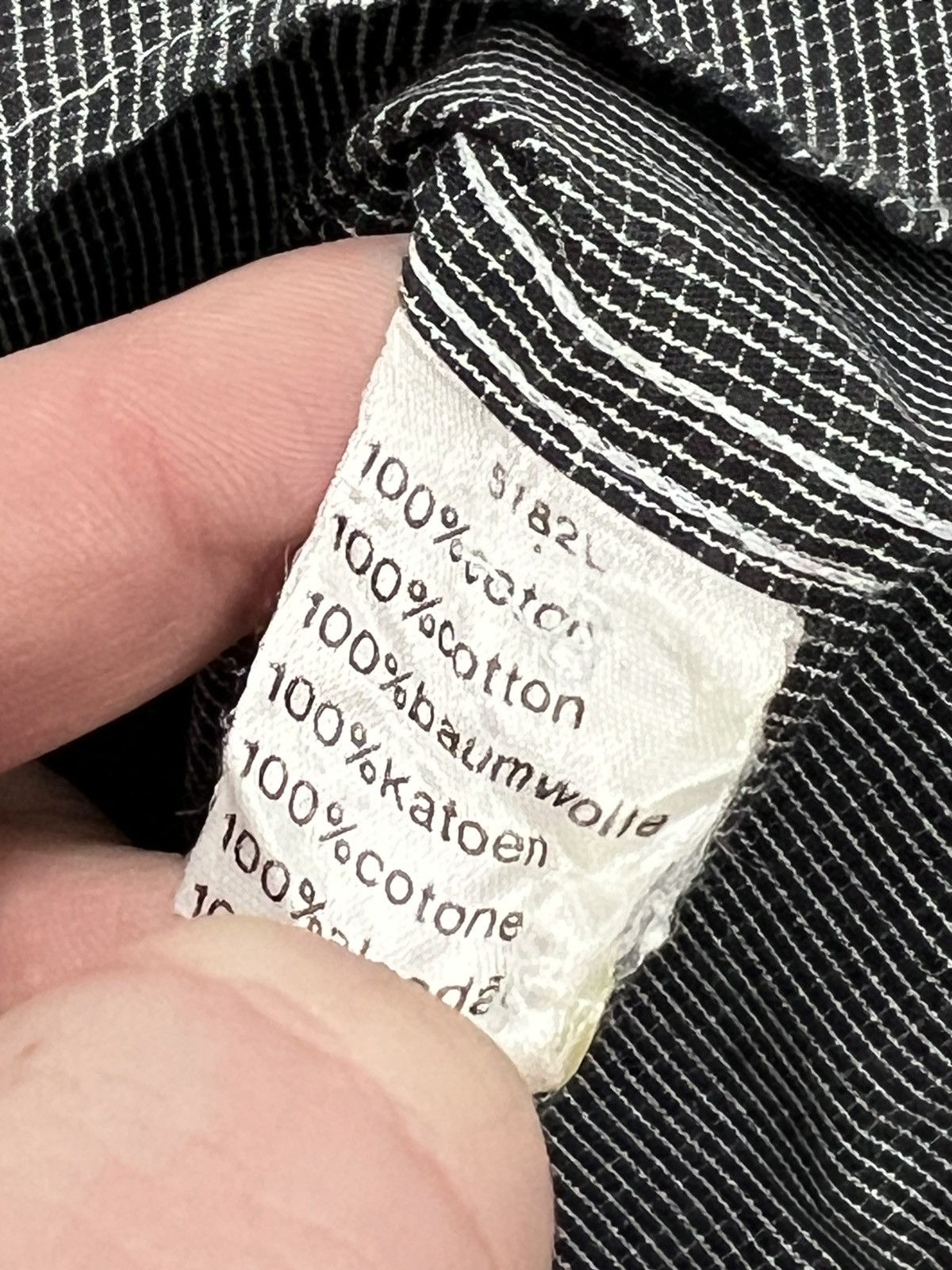 Lacoste Lacoste Short Sleeve Striped Button Down Shirt Grey Size 43 Size US XL / EU 56 / 4 - 6 Thumbnail