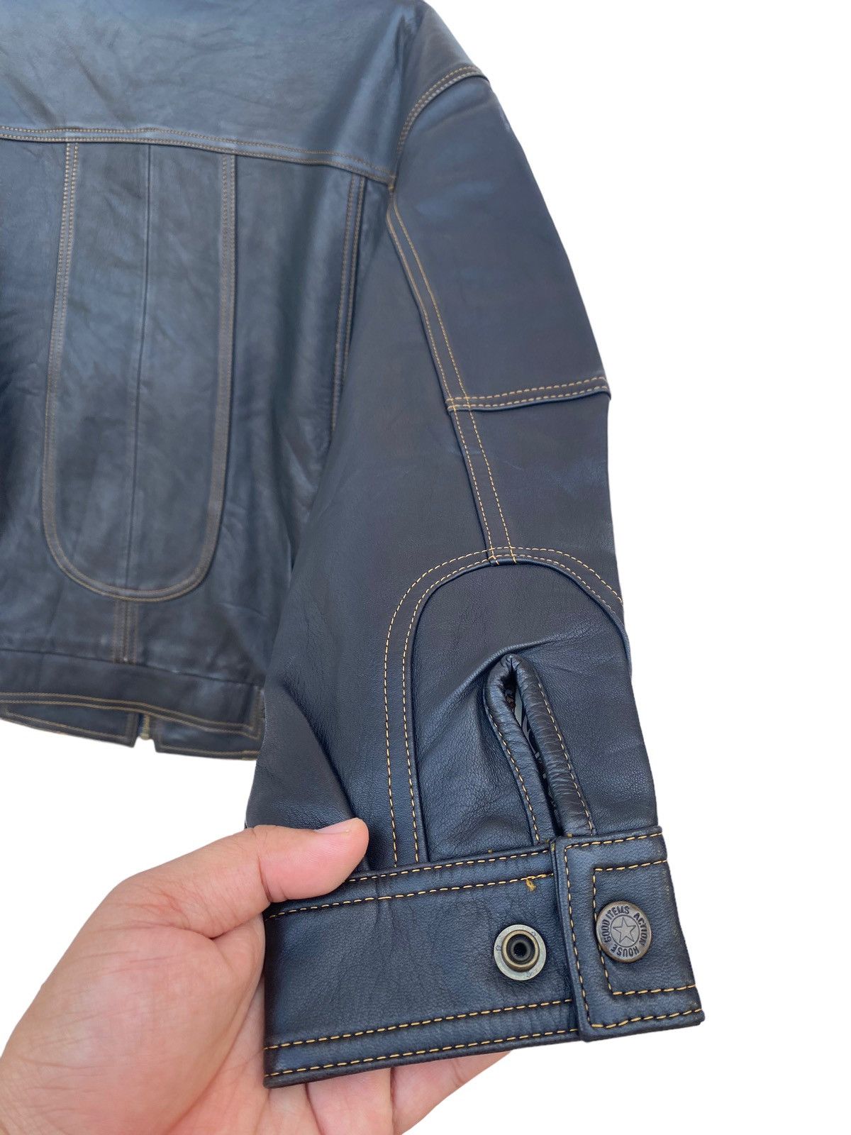 Japanese Brand Vintage Kotobuki Japan Leather Bomber Jacket Size US M / EU 48-50 / 2 - 3 Thumbnail