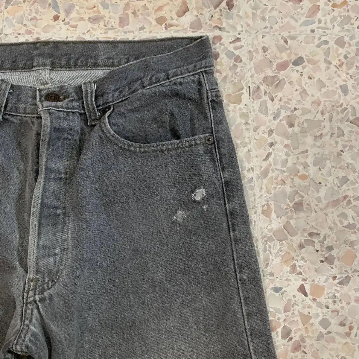 Levi's 1990’s Vintage Levi’s 501 Jeans Rugged Denim Levis Pants W30 Size US 30 / EU 46 - 5 Thumbnail