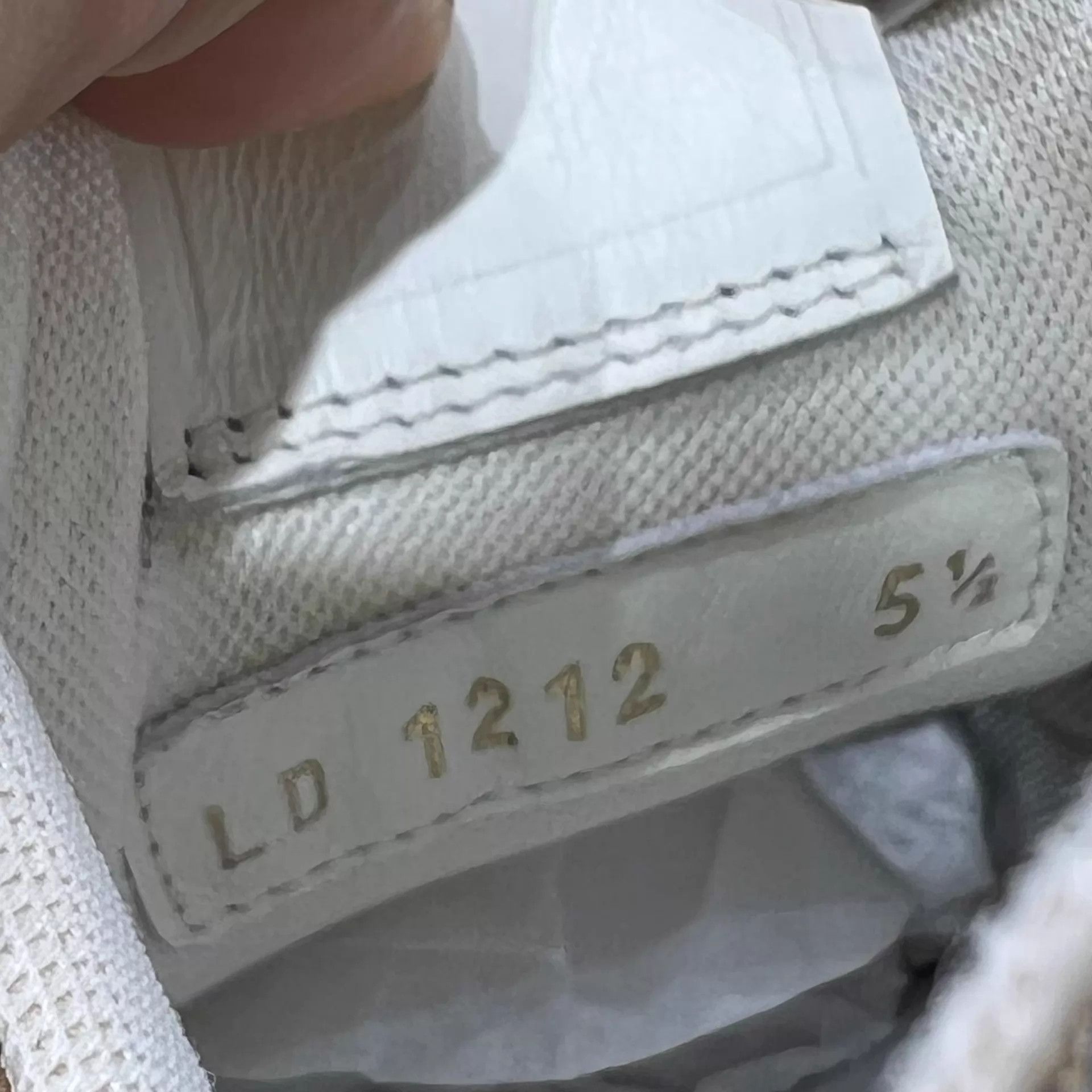Louis Vuitton LV Trainer White Brown Damier UK5.5 YH25357 Size US 6.5 / EU 39-40 - 8 Thumbnail