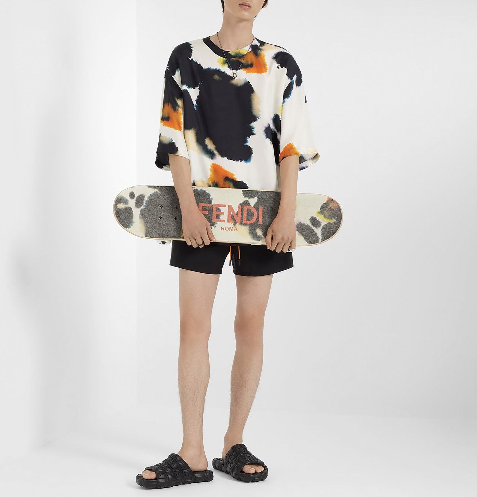 Fendi o1loc1c1024 Spotted Motif Crewneck T-Shirt in Multicolor Size US S / EU 44-46 / 1 - 3 Thumbnail
