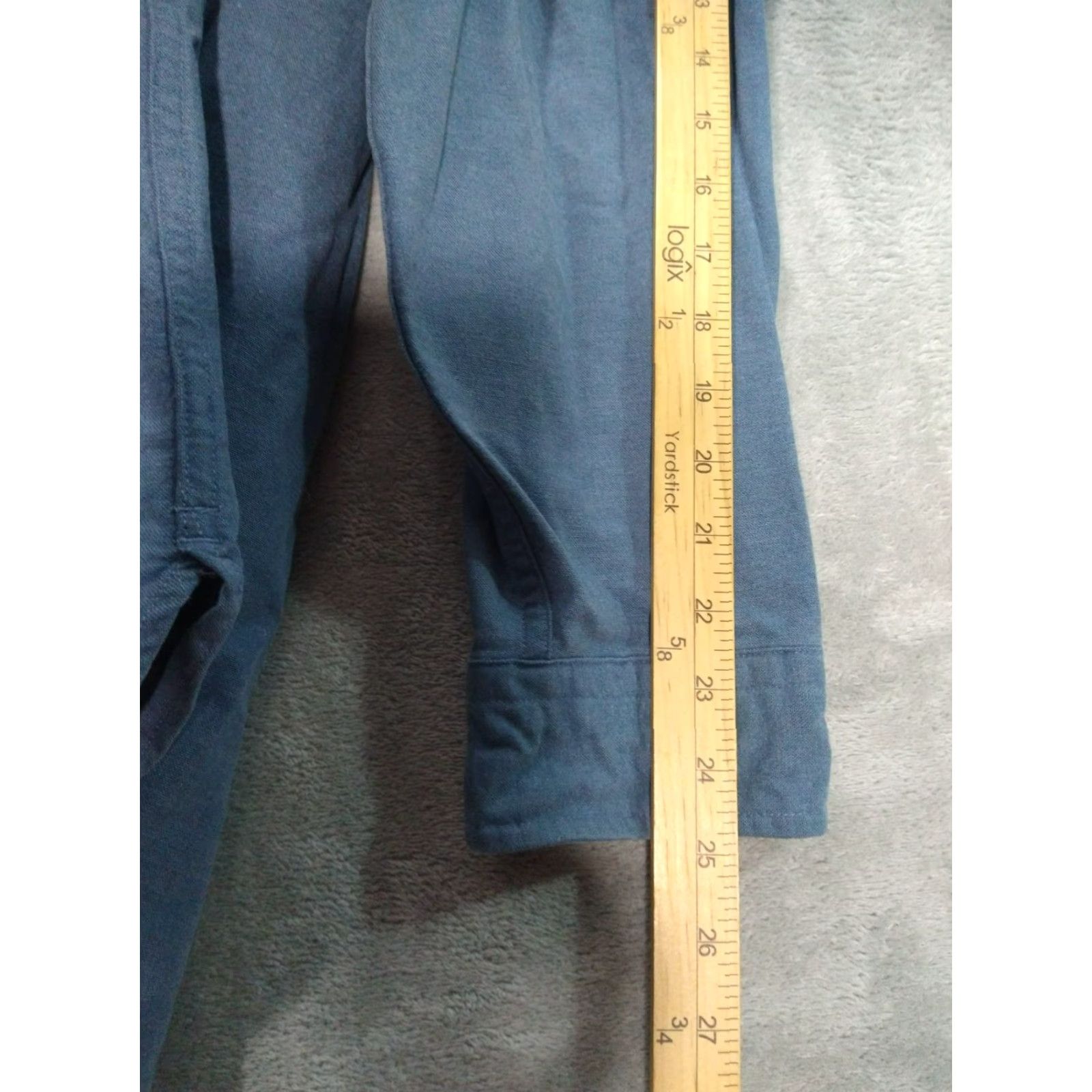 Vintage VINTAGE LL Bean Shirt Mens XXL Blue Chamois Long Sleeve Button-Down Traditional Fit with Pockets Mens Size US XXL / EU 58 / 5 - 5 Thumbnail