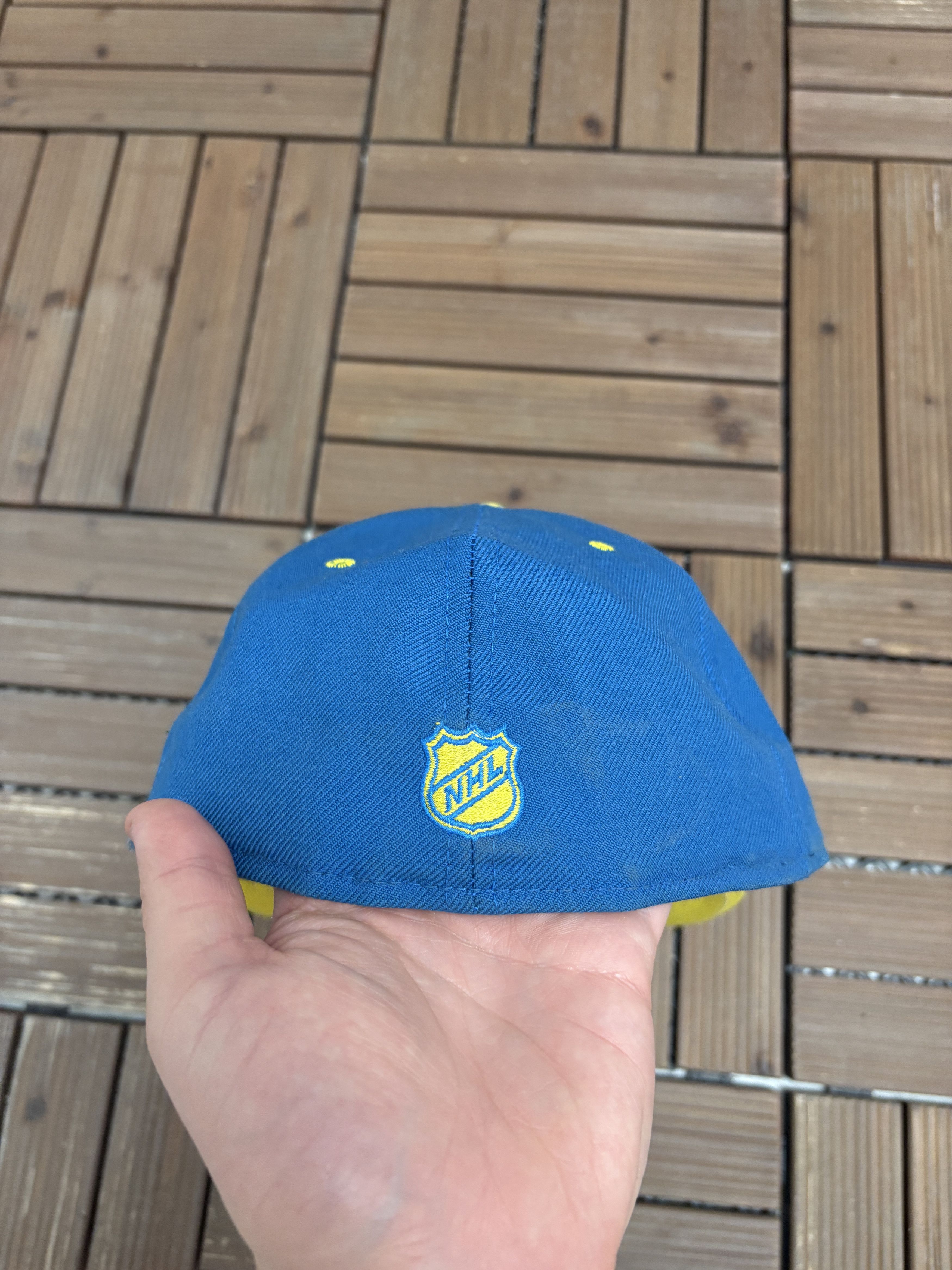 Vintage Buffalo Sabres Vintage Made in USA Blue Hat Cap Size ONE SIZE - 5 Thumbnail