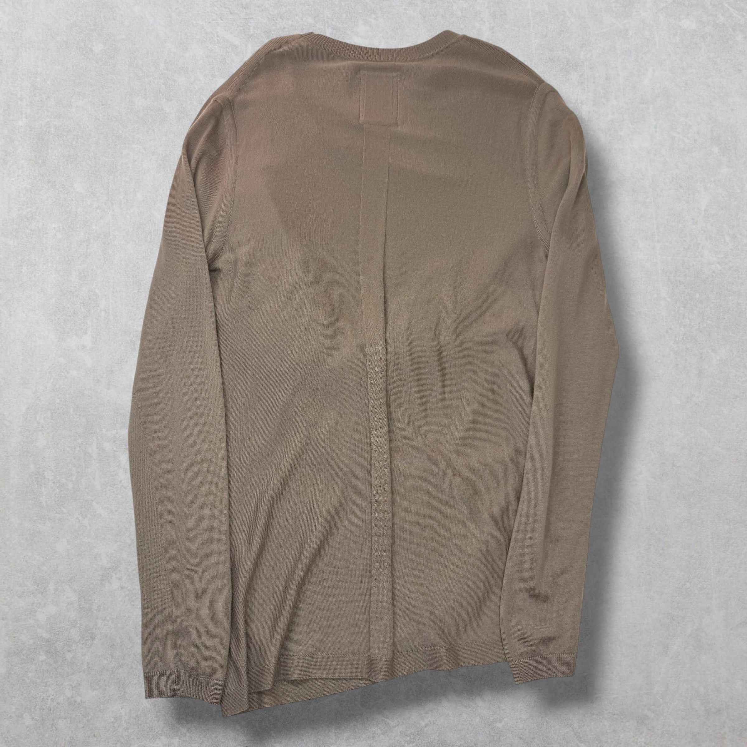 Moncler × Rick Owens Rick Owens x Moncler Cashmere Drapefront Sweater S Size S / US 4 / IT 40 - 2 Thumbnail