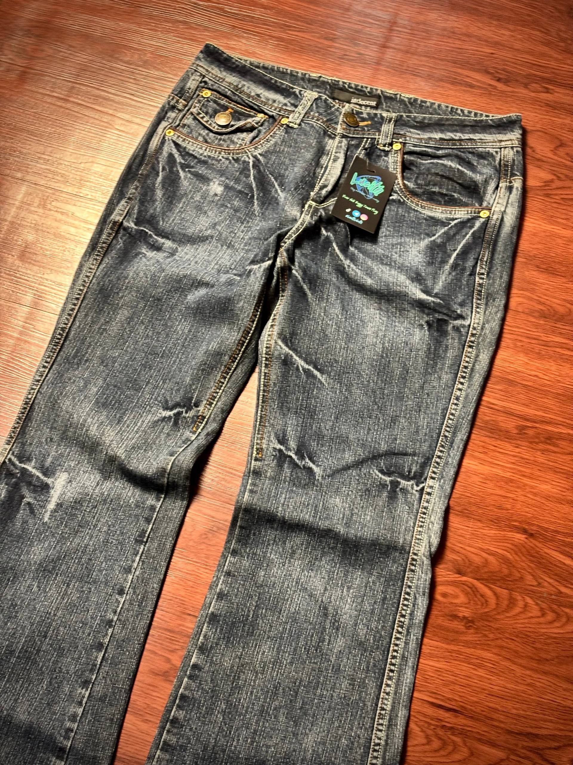 Kapital Vintage Indecent Claws Wash Leather Flap Pocket Flare Pants Size 32" / US 10 / IT 46 - 3 Thumbnail