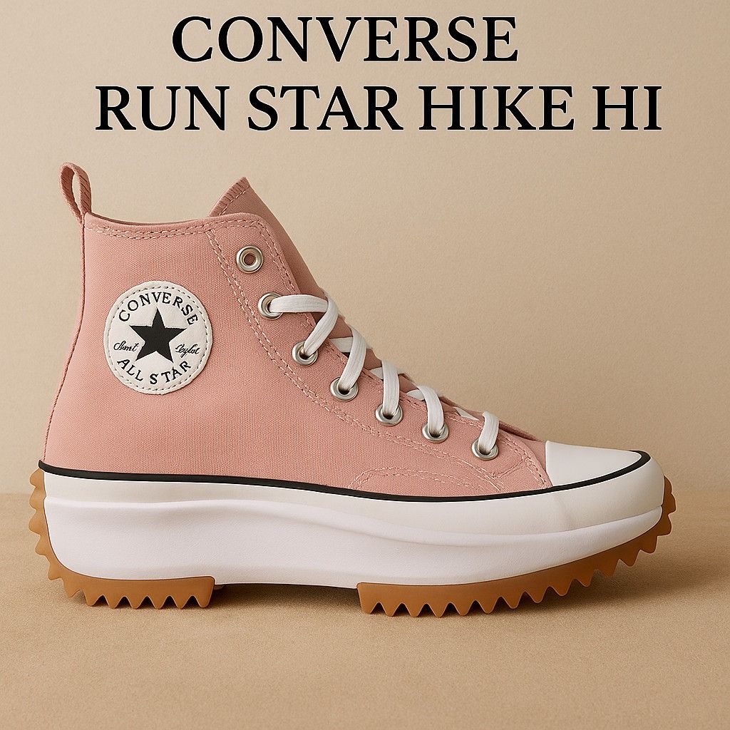 Converse Converse Run Star Hike Hi Himalayan Pink Canvas Sneakers Wom Size US 10.5 / IT 40.5 - 1 Thumbnail