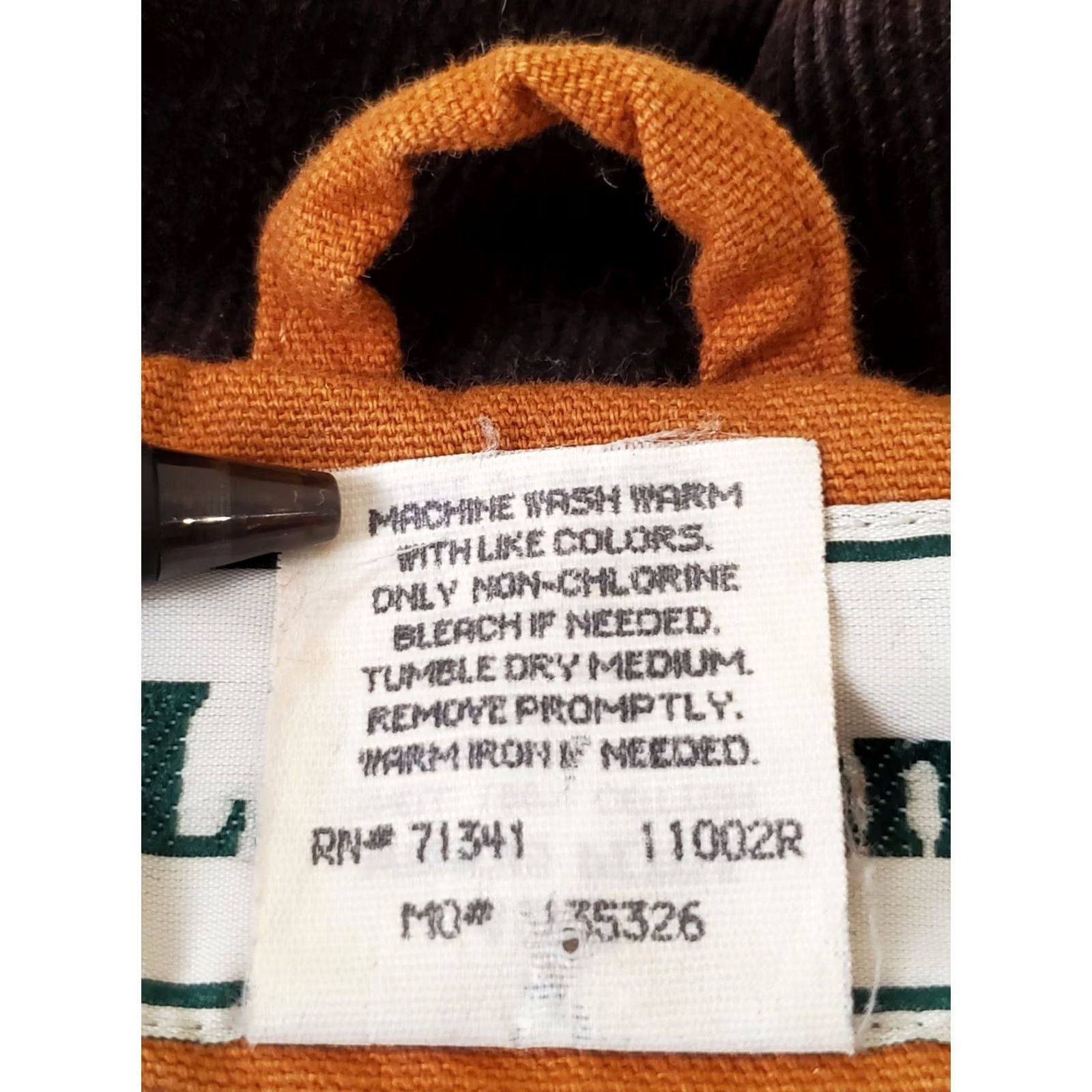 Vintage VINTAGE L.L. Bean Long Canvas Barn Chore Field Coat Rust Aztec Fleece Liner AQ42 Women’s Petite M Sized Coat Size M / US 6-8 / IT 42-44 - 6 Thumbnail