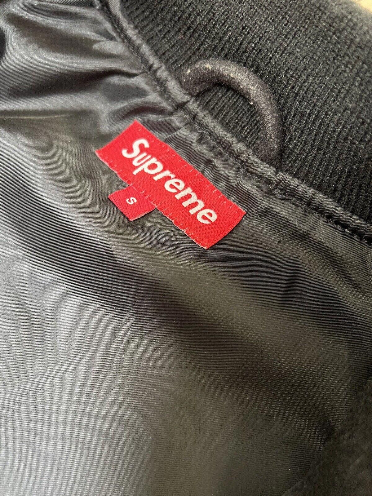 Supreme 2011 PRE OWNED SUPREME X PLAYBOY BLACK VARSITY JACKET Size US S / EU 44-46 / 1 - 7 Thumbnail