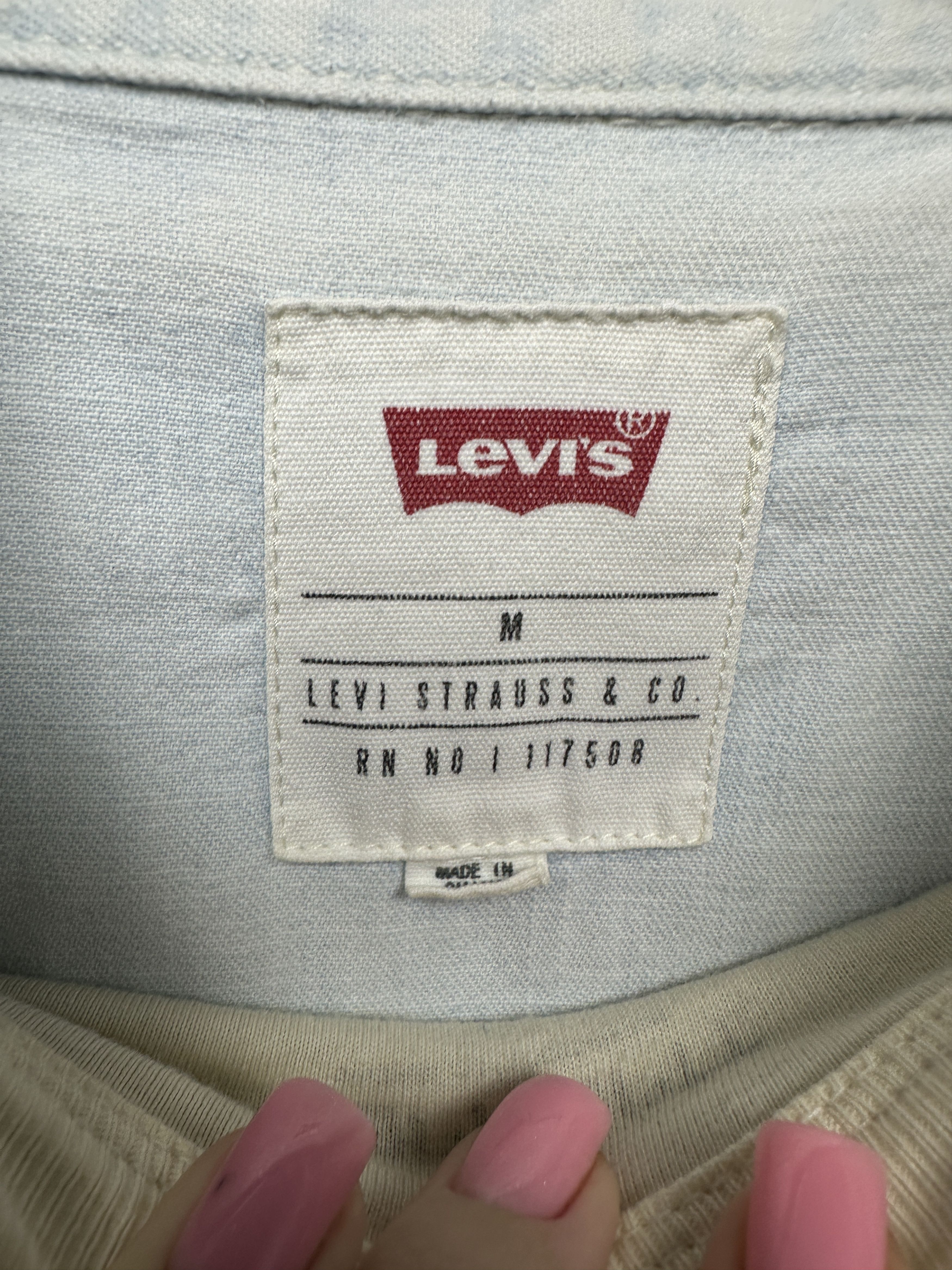 Levi's Levi's Vintage Mens Denim Shirt Jeans Size US M / EU 48-50 / 2 - 4 Thumbnail