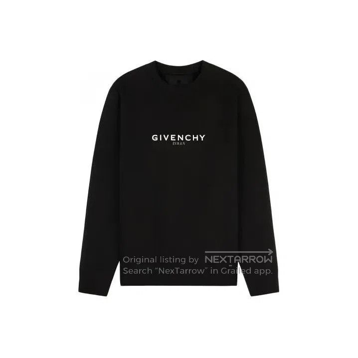 Givenchy Givenchy Men's Logo Print Crewneck Sweatshirt. Size US L / EU 52-54 / 3 - 1 Thumbnail