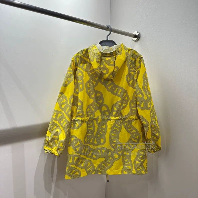 Hermes Hermes All-over Pig Nose Pattern Windbreaker Coat Size XS / US 0-2 / IT 36-38 - 2 Thumbnail