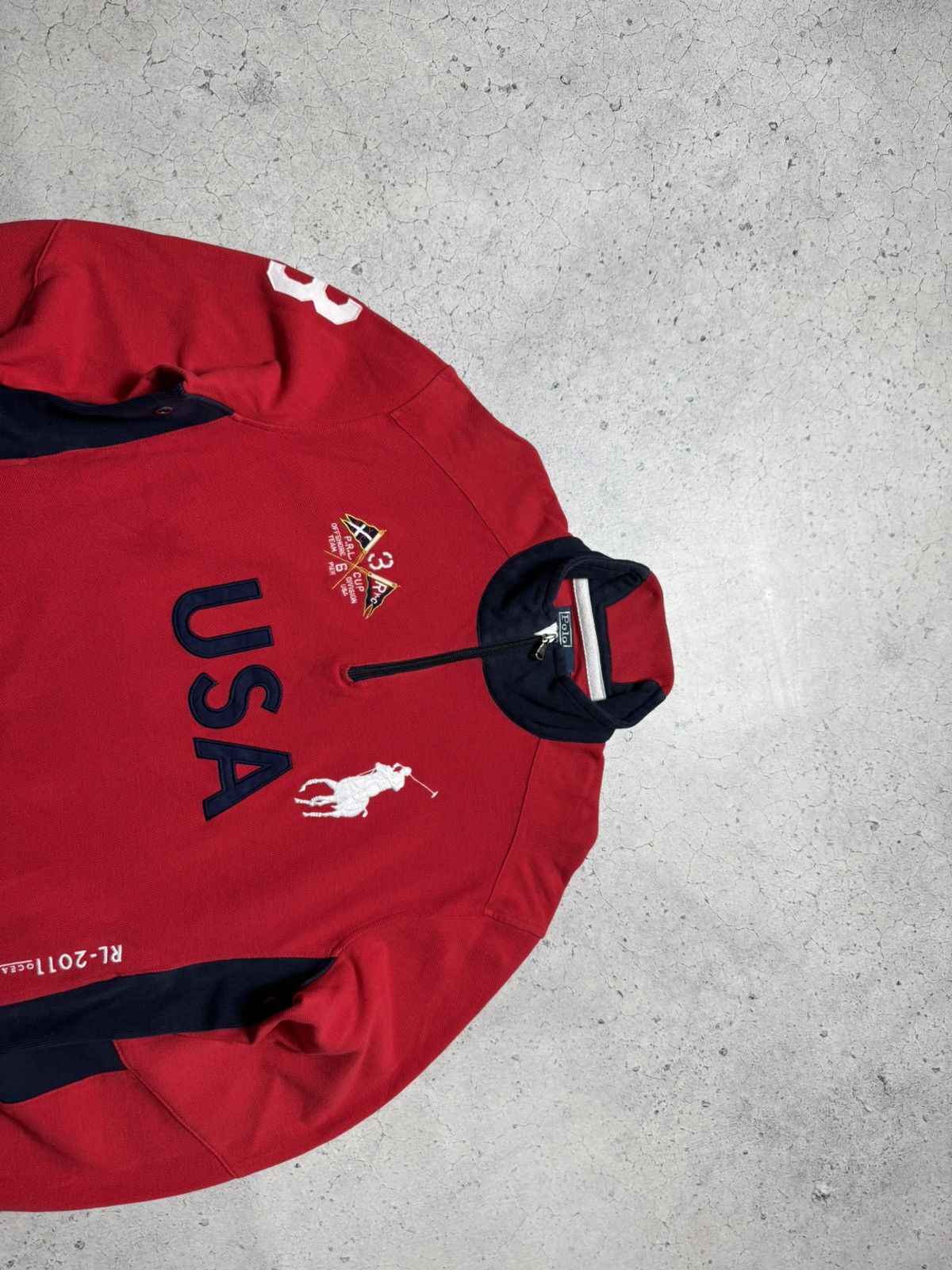 Polo Ralph Lauren Polo Ralph Lauren USA #3 Big Pony Sweatshirt Chief Keef PRL Size US L / EU 52-54 / 3 - 4 Thumbnail