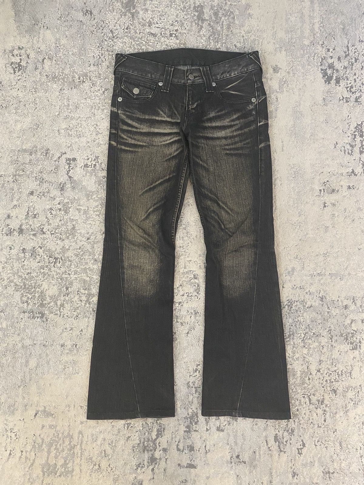image of Tornado Mart Clawmark Bootcut Jeans in Black, Men's (Size 30)