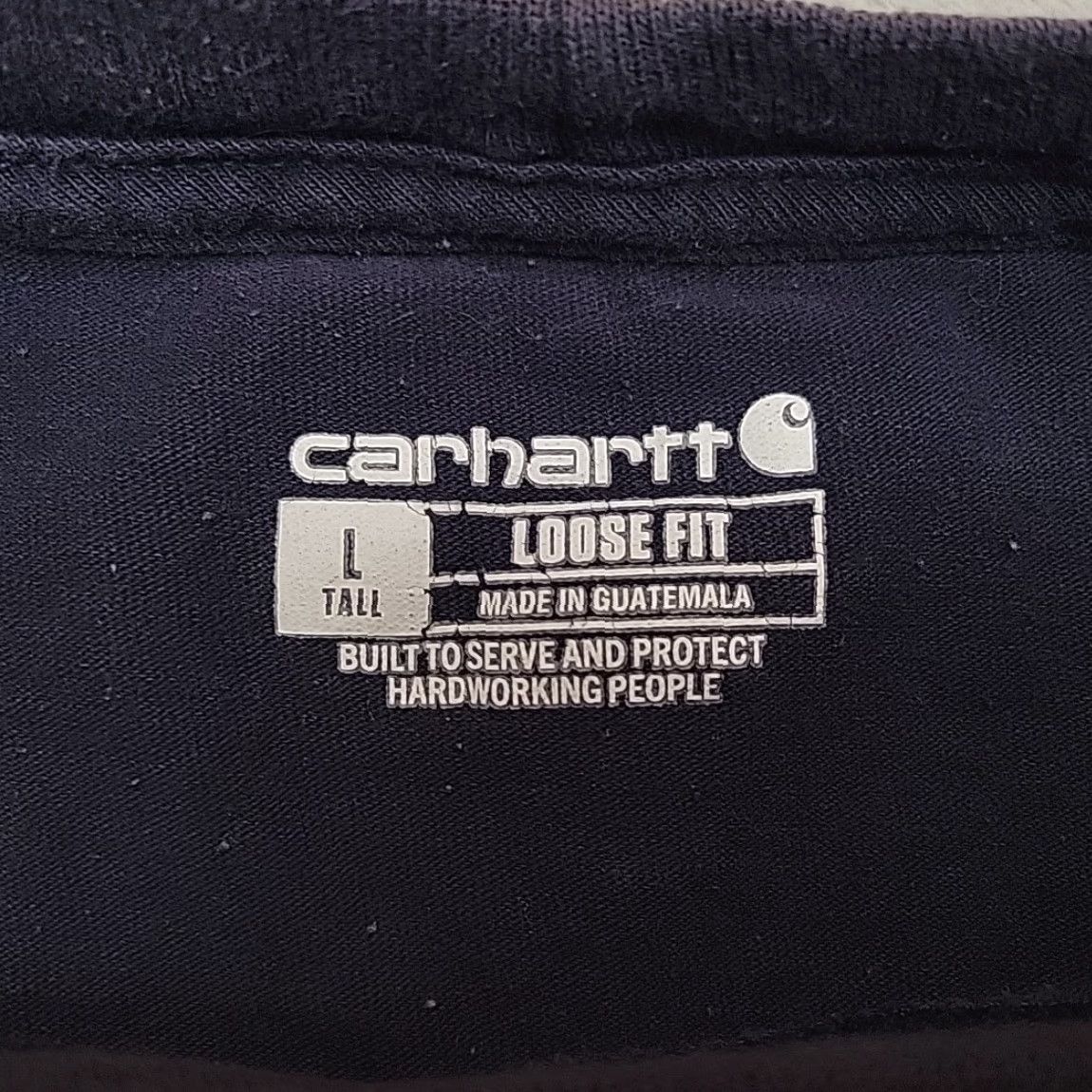 Carhartt VINTAGE Carhartt Shirt Mens Large Navy Loose Fit Short Sleeve Crewneck Pocket TEE K87-M Size US L / EU 52-54 / 3 - 4 Thumbnail