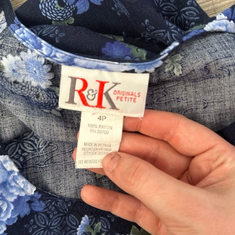 Other r&k blue floral tank maxi long dress Size S / US 4 / IT 40 - 2 Thumbnail