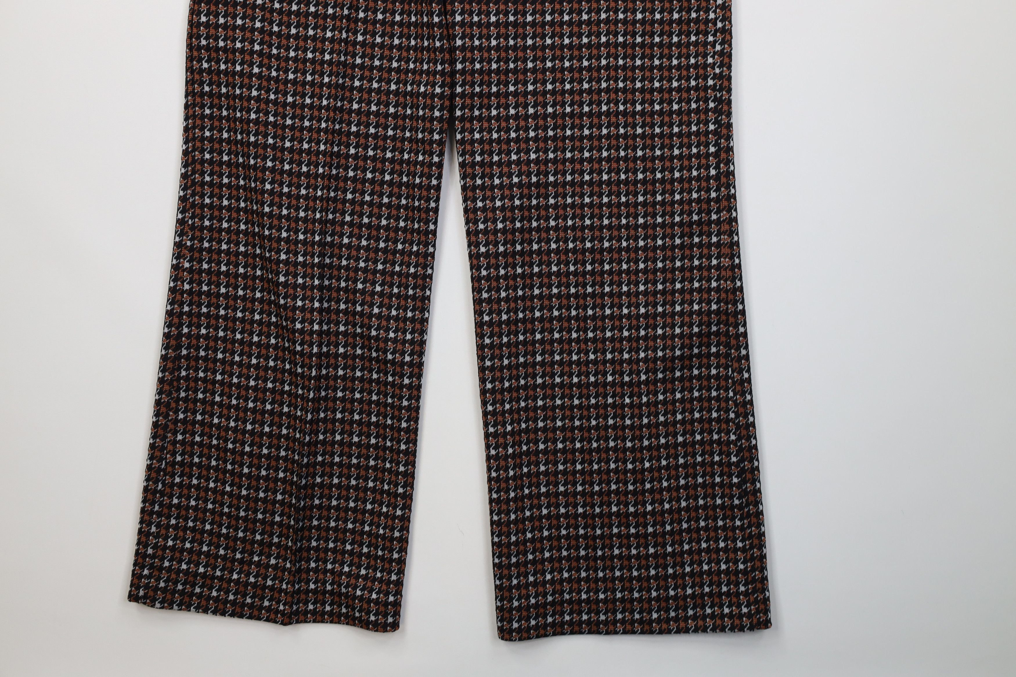 Vintage Vinage 60s 70s Streetwear Knit Bell Bottoms Pants USA Size 36" / US 14 / IT 50 - 14 Thumbnail