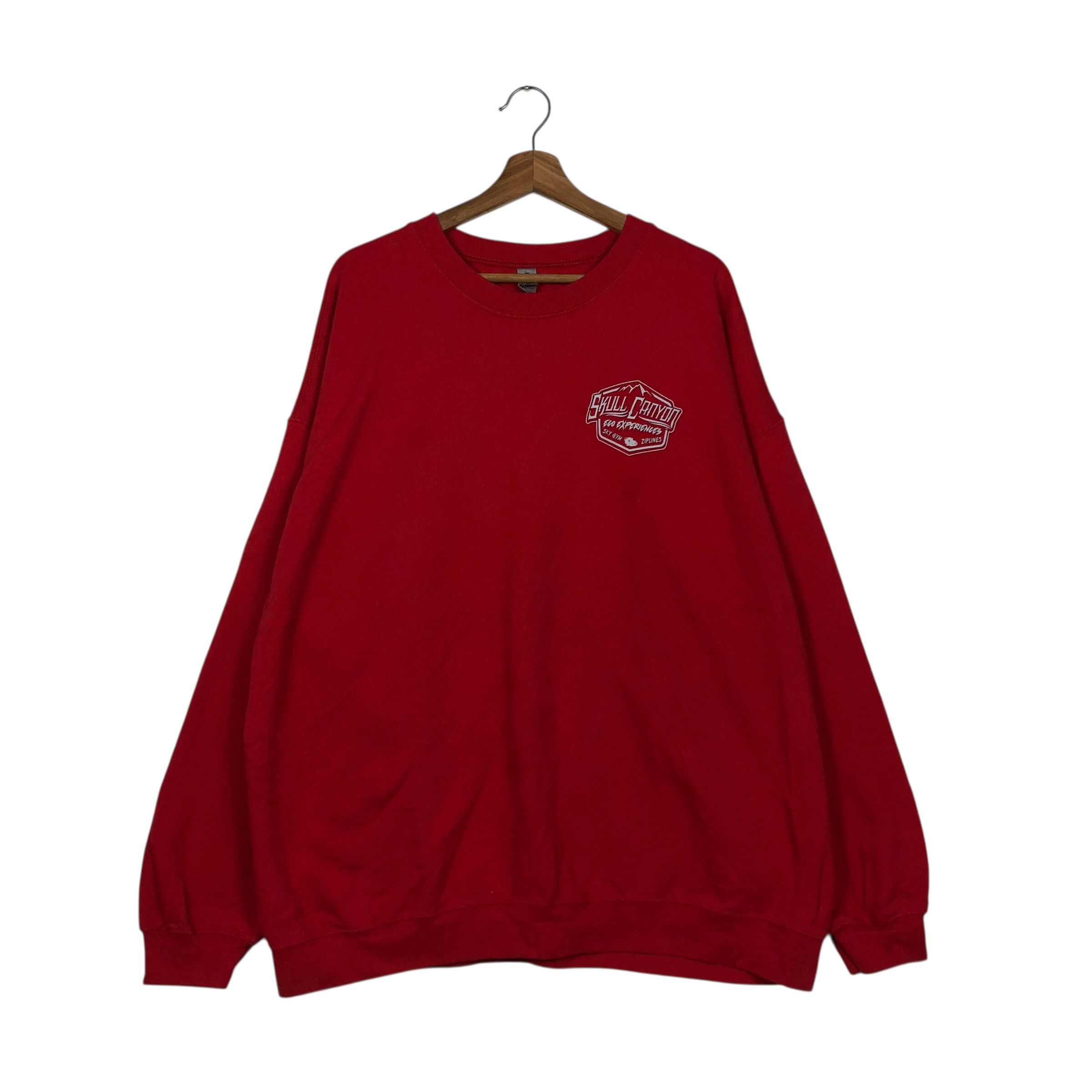 Japanese Brand 📌Vintage Sweatshirt Skull Canyon Gym Big Logo Size US XXL / EU 58 / 5 - 2 Thumbnail
