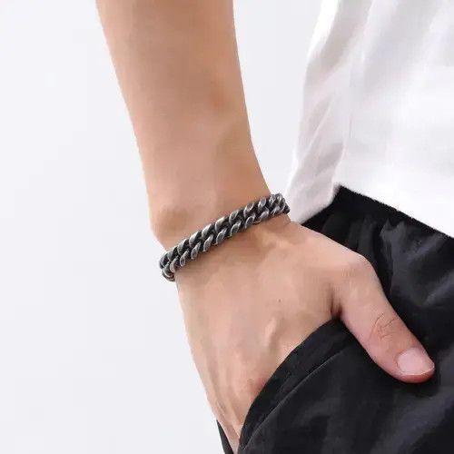 Jewelry Yoshi x Rei 22 cm + 10 Mm Cuban link chain Bracelet Size ONE SIZE - 5 Thumbnail