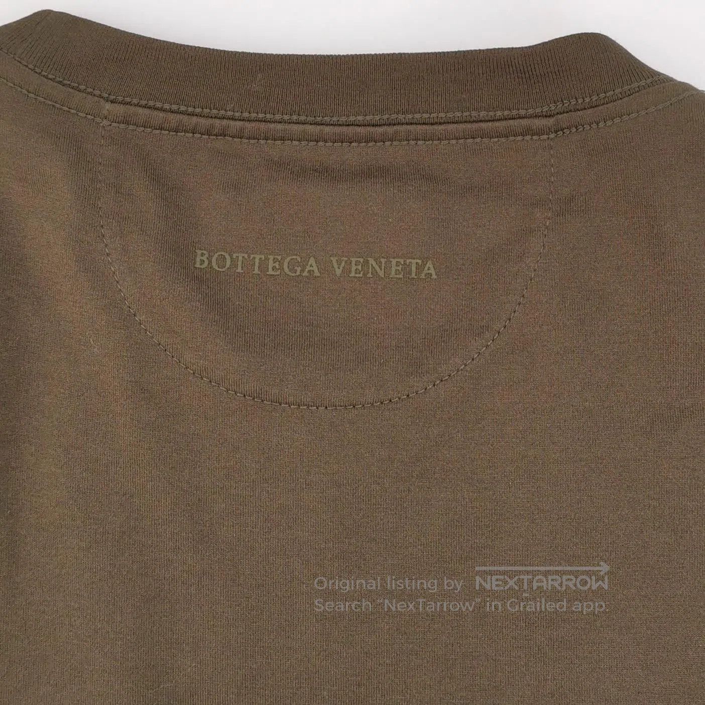Louis Vuitton Bottega Veneta Cotton Letter Logo Crewneck T. Size US M / EU 48-50 / 2 - 2 Thumbnail