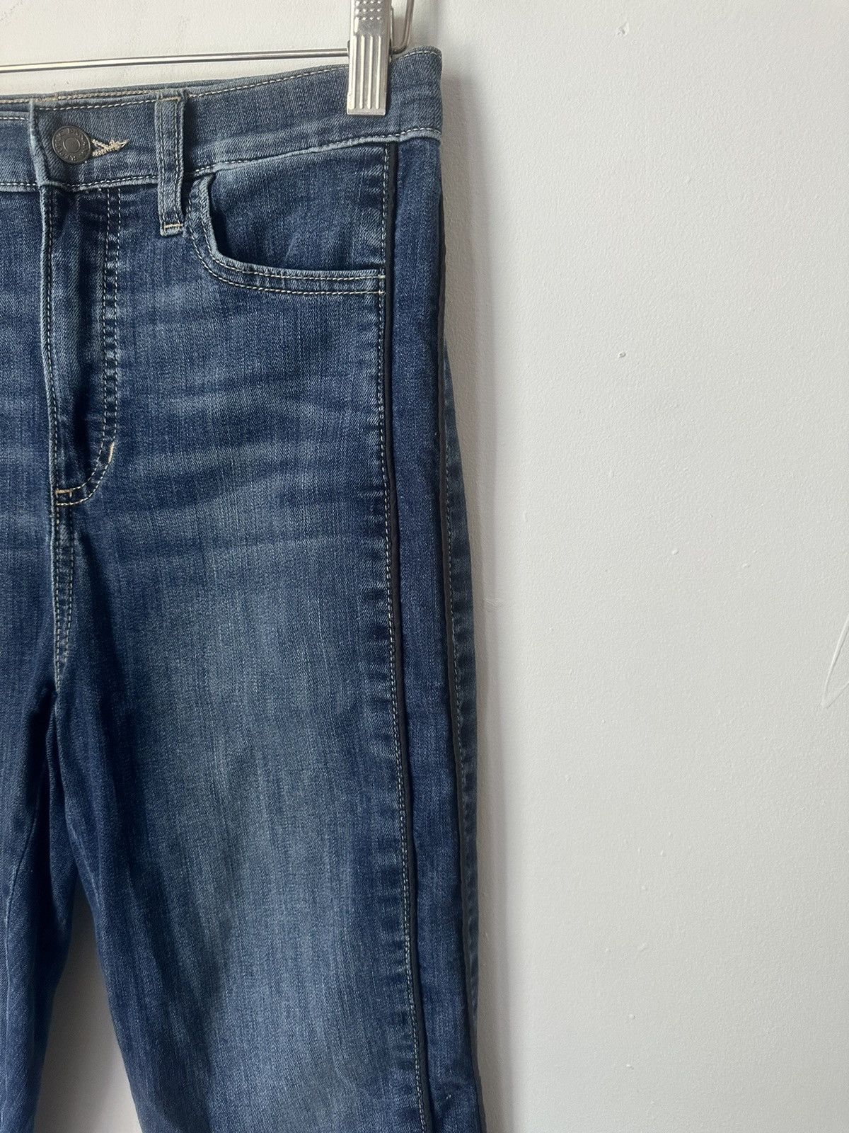 Banana Republic Striped Designer Denim Size US 28 / EU 44 - 3 Thumbnail