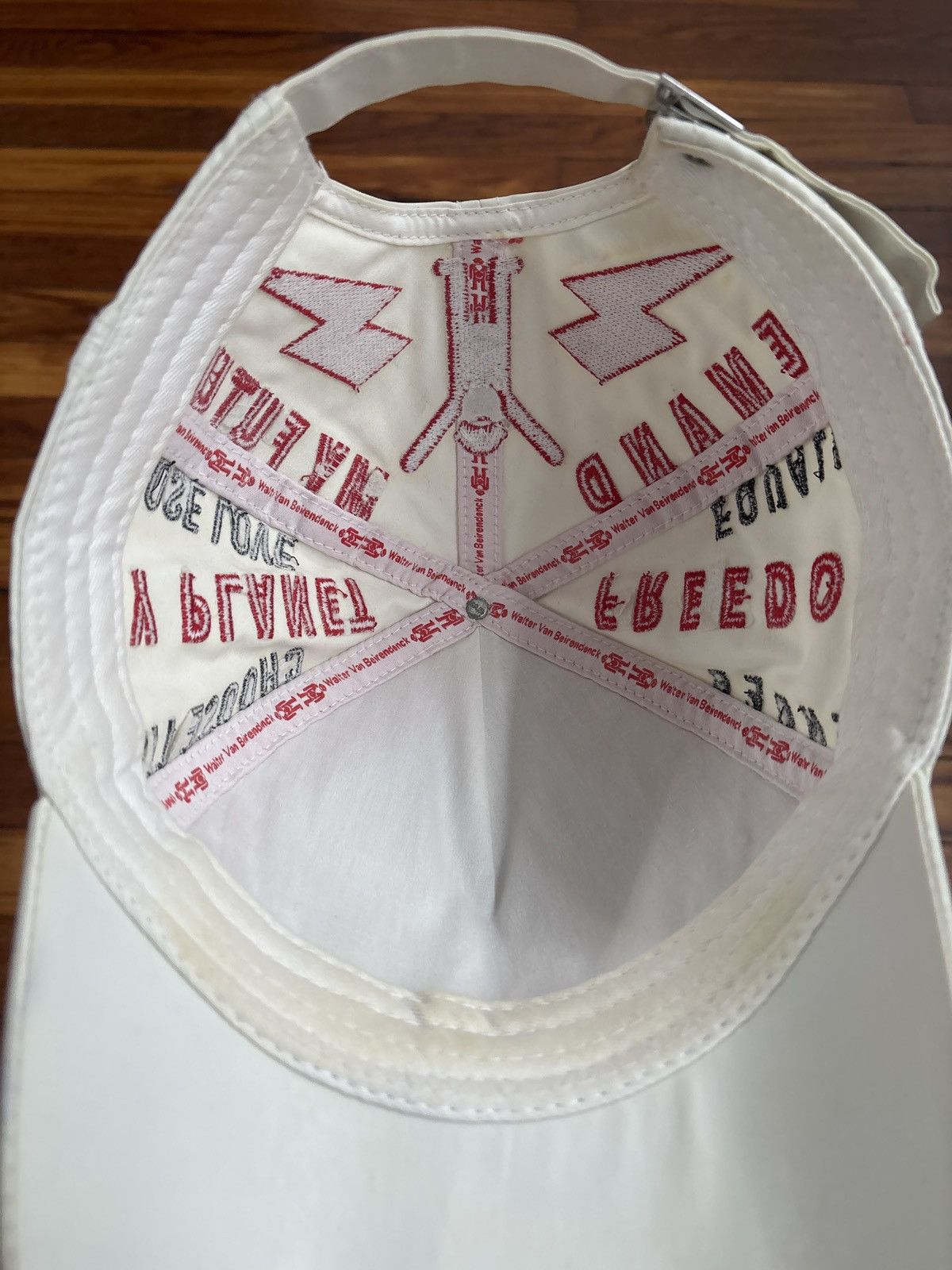 Walter Van Beirendonck Walter Van Beirendonck W&LT WAR peace hat Size ONE SIZE - 7 Thumbnail