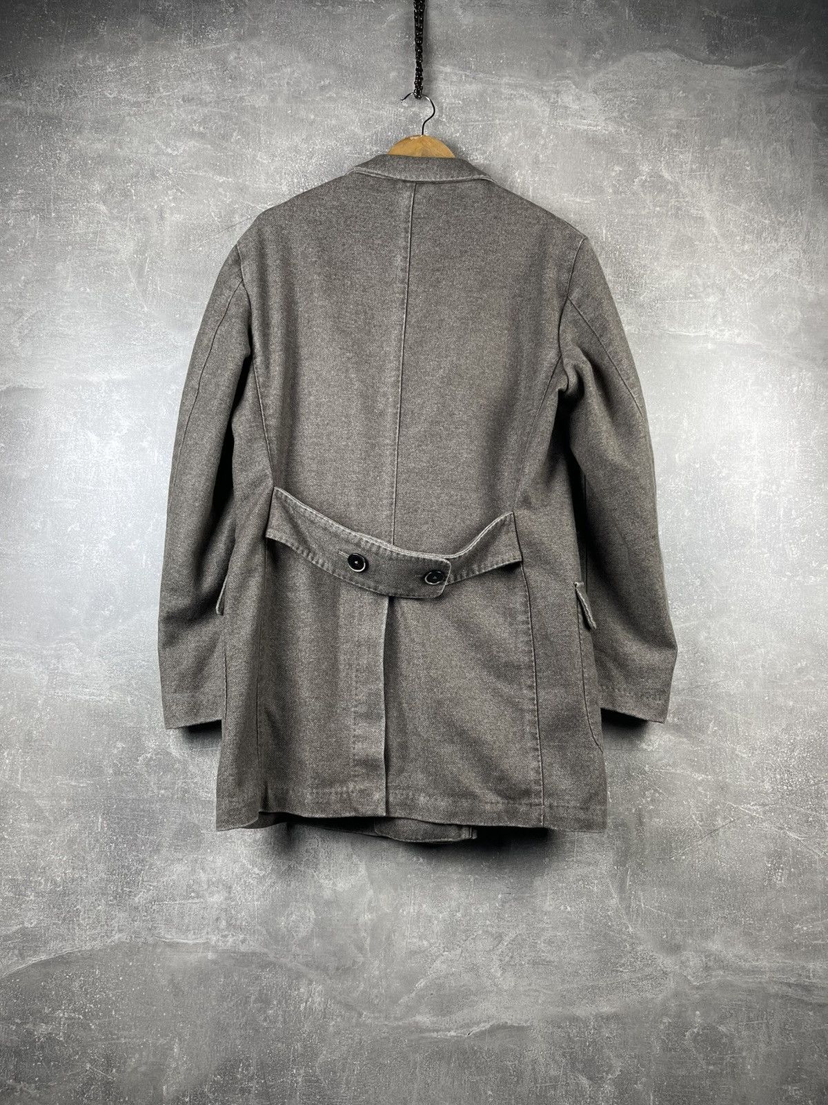 L.B.M. 1911 L.B.M. 1911 Wool Classic Double Breasted Italian Belted Coat Size US L / EU 52-54 / 3 - 9 Thumbnail