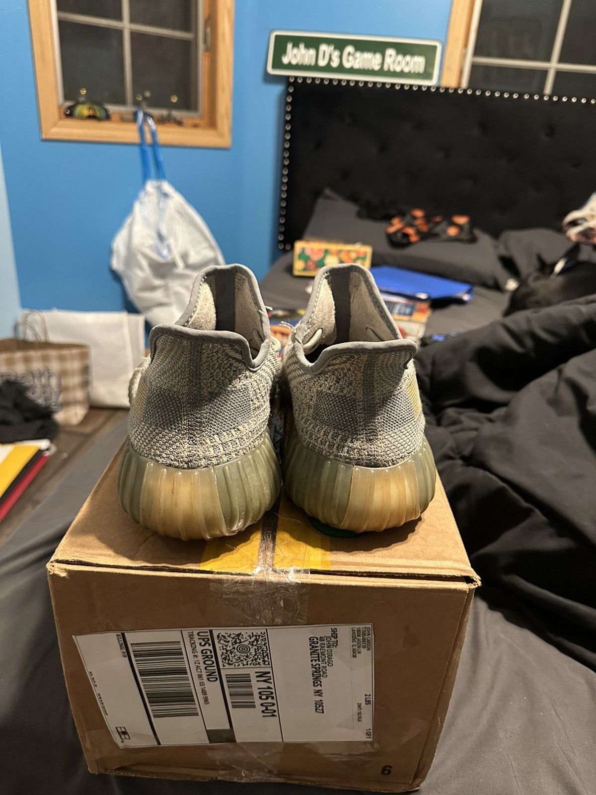 Yeezy Grey tan greenish yeezy 350 boost Size US 10.5 / EU 43-44 - 10 Thumbnail