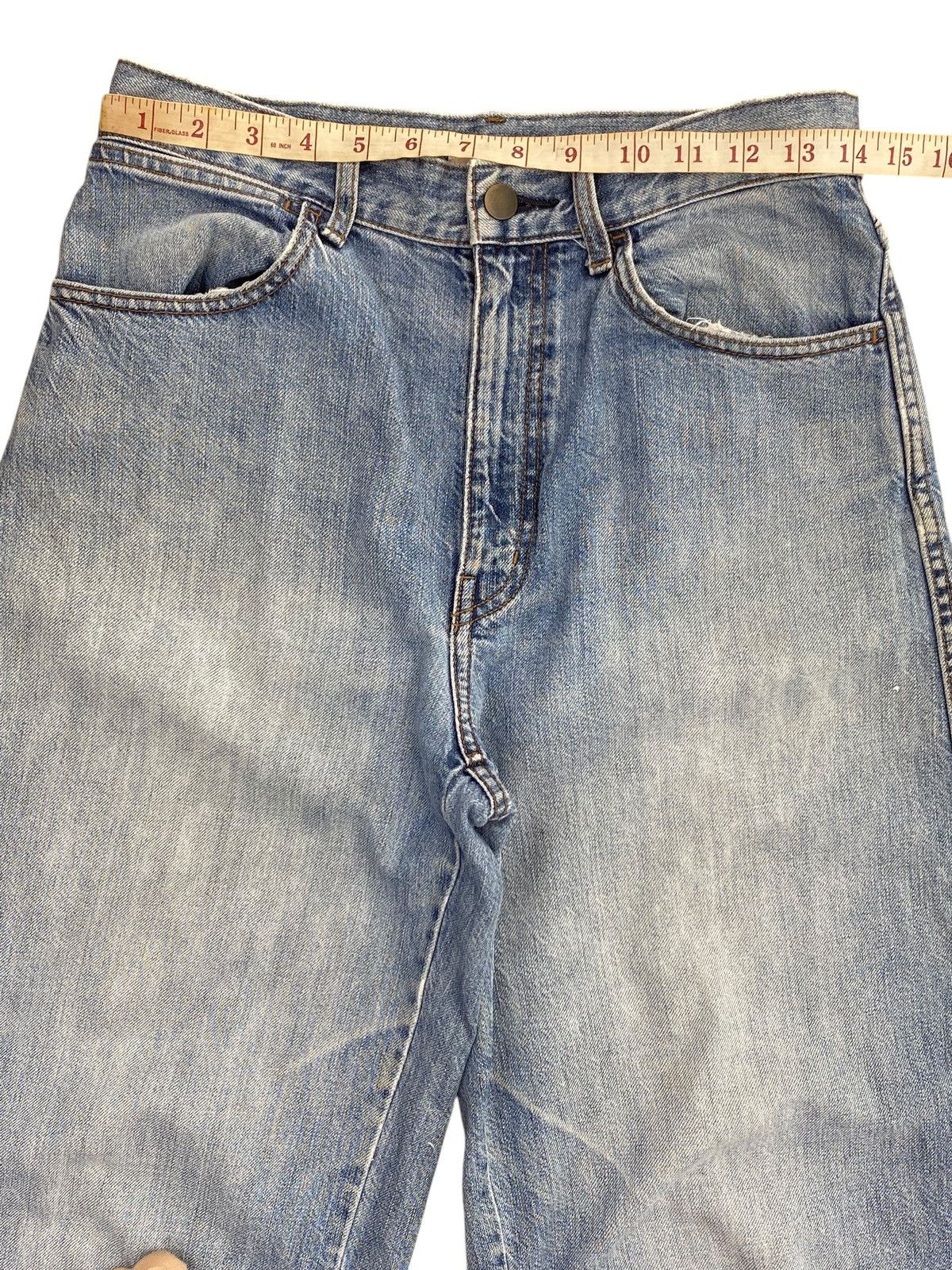 Uniqlo Uniqlo Brand Acid Blue Wash Style Baggy Jeans Size US 28 / EU 44 - 9 Thumbnail