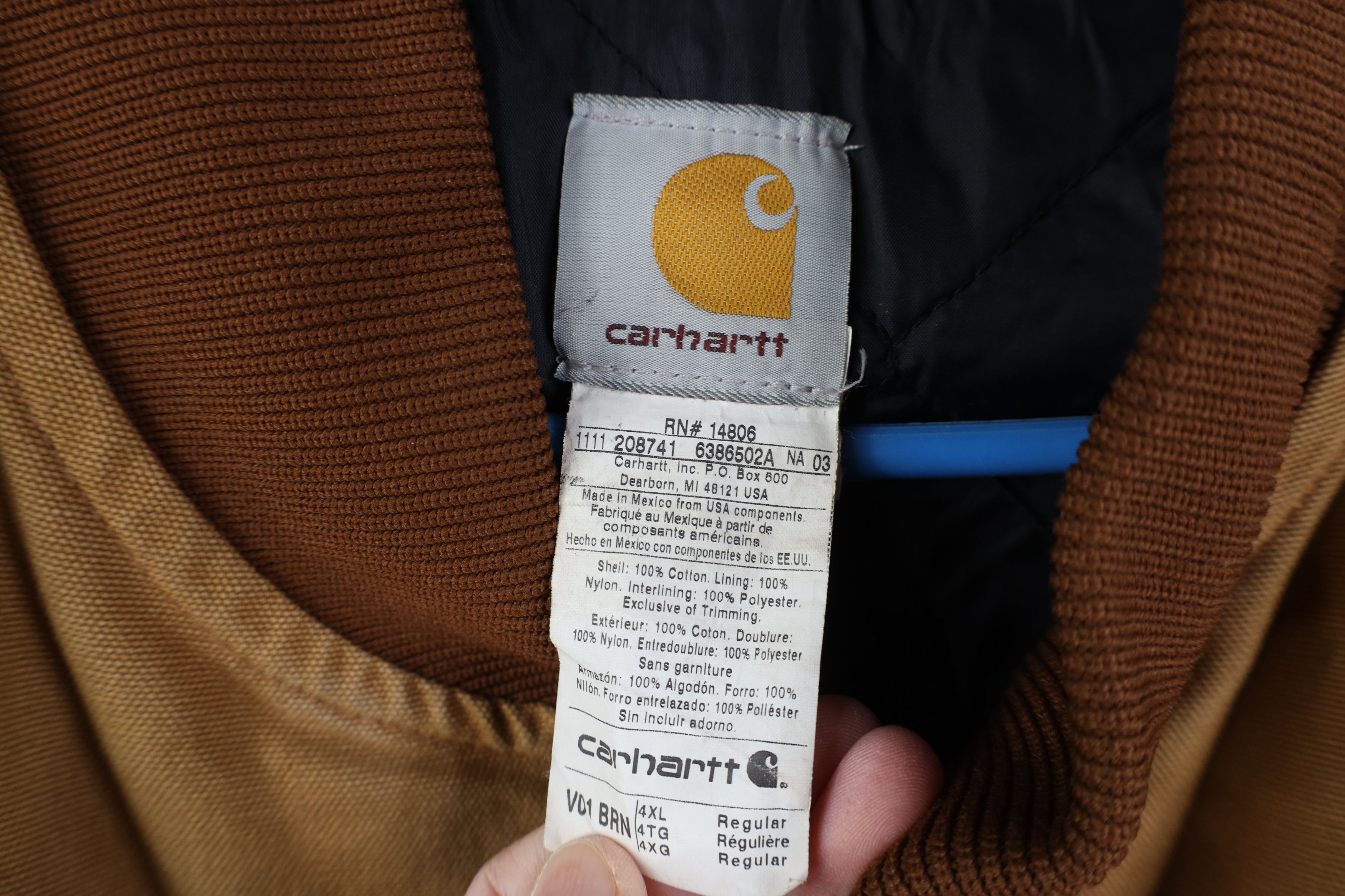 Carhartt Vintage Carhartt Quilted Canvas Vest Jacket Duck Brown Size US XXL / EU 58 / 5 - 9 Thumbnail