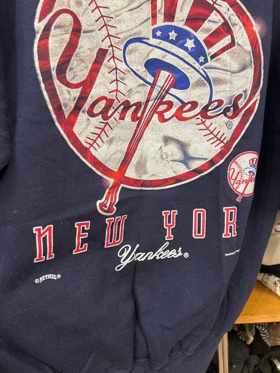 Vintage CRAZY NEW YORK YANKEES VINTAGE SWEATSHIRT Size US M / EU 48-50 / 2 - 8 Thumbnail