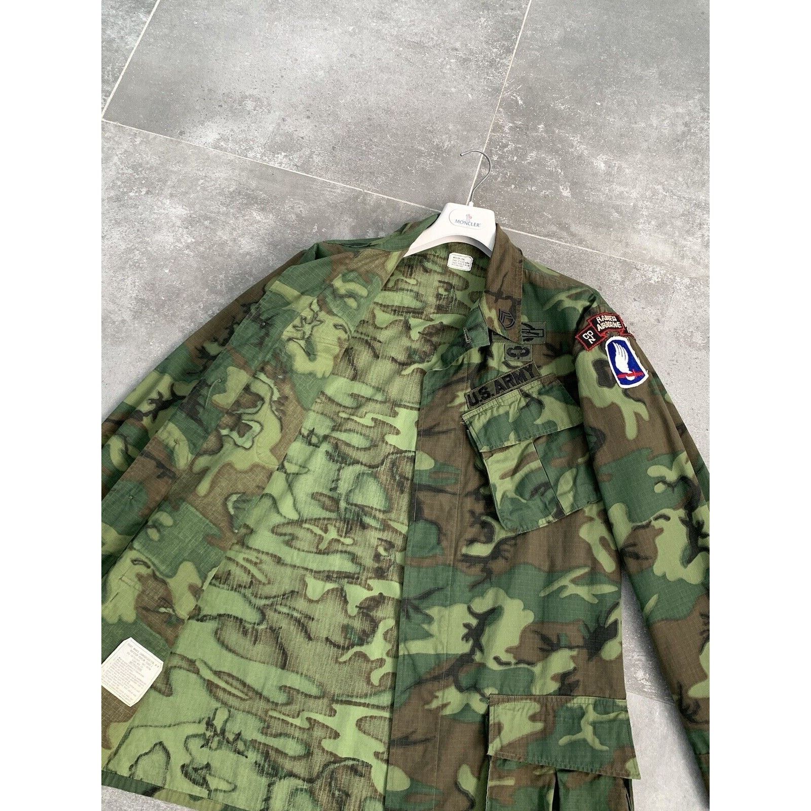 Vintage Mens US ARMY Ranger Airborne 75th Inf VIETNAM WAR Jacket M-L Size US L / EU 52-54 / 3 - 18 Thumbnail