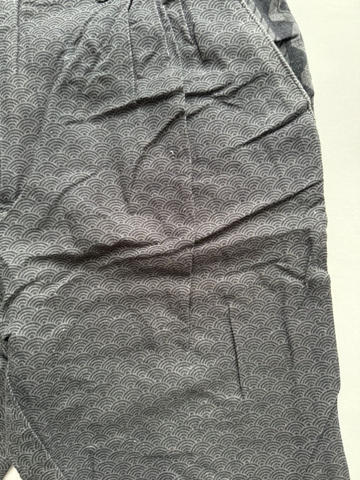 Swagger 2010’s SWG Black Platinum Lightweight Seigaiha Suit Pants Size US 32 / EU 48 - 7 Thumbnail