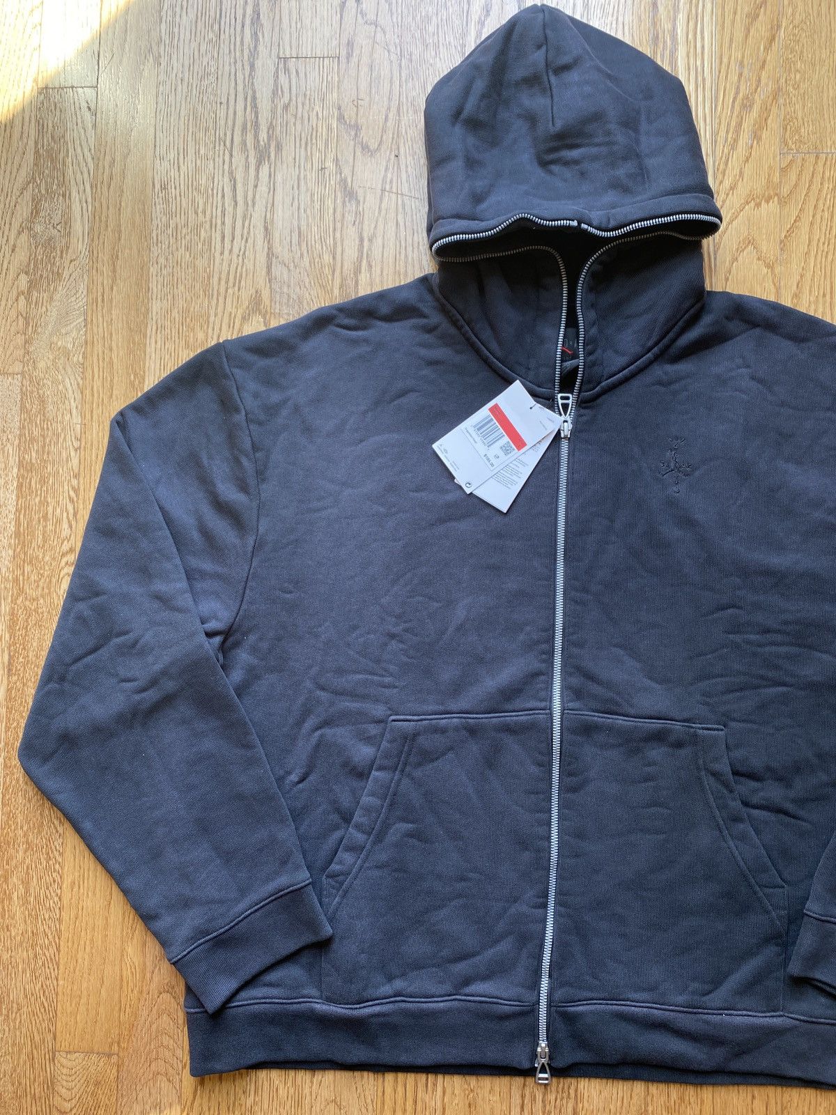 Jordan Brand × Nike × Travis Scott Travis Scott x Jordan x Nike Rare Zip Up Hoodie Sz L Size US L / EU 52-54 / 3 - 6 Thumbnail